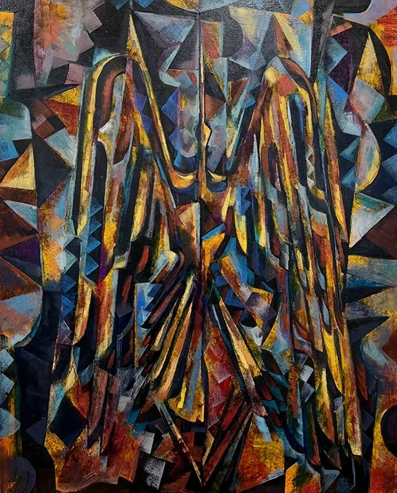 Sheldon Harvey, Snake Bird - Anhinga, oil on board, 24 x 30 x 1.5 in.