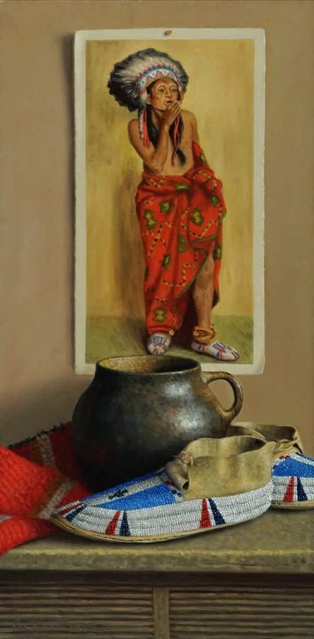 Bill Acheff, Taos, oil, 16” x 18”, 