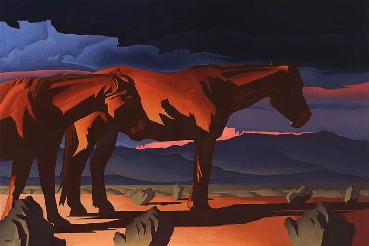 GIBSON, JOSH, WEB_As the World Settles into Dusk, oil on linen, 24x36.jpg