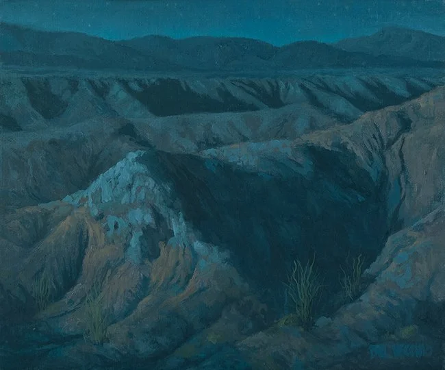 Katelyn Betsill Del Vecchio, Terlingua, oil on linen, 10”x12”, 