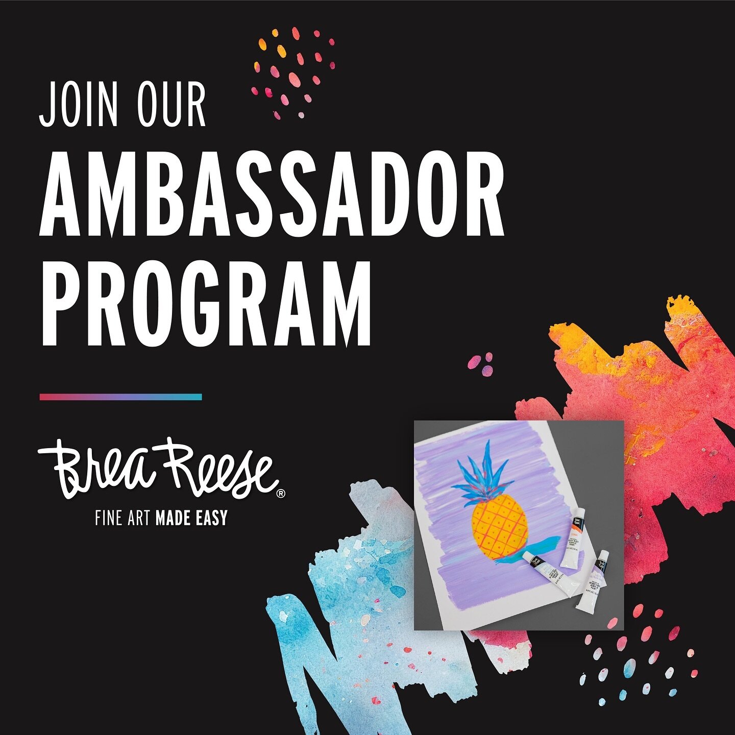 Calling all artists, crafters, and art therapy advocates! We want to work with you! Apply here to be the first to try out our new products, and get discounts, deals, and MORE!