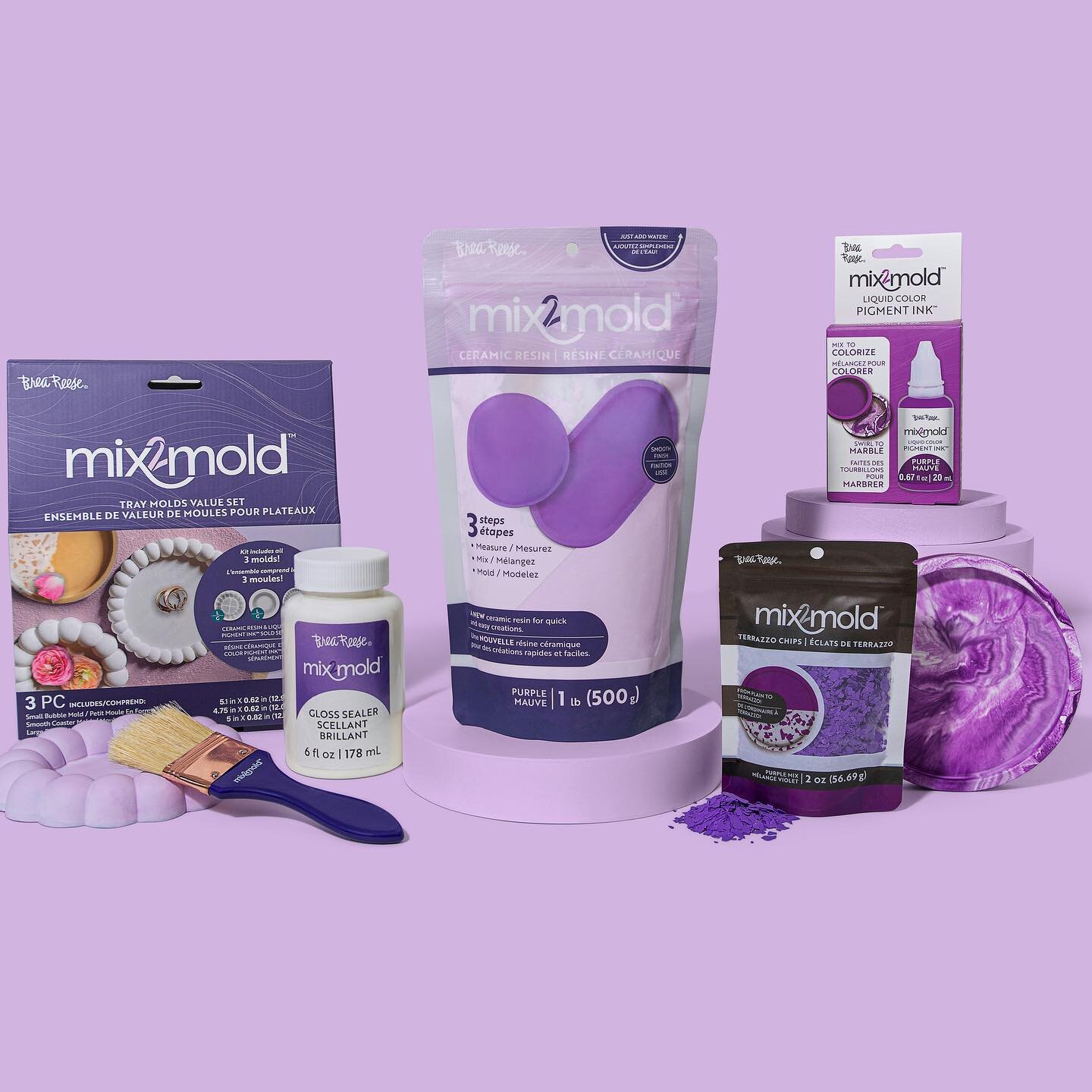 We are beyond excited to introduce to our community, our newest product line, Mix2Mold Ceramic Resin! This traditional resin-alternative dries perfectly smooth in under an hour and is non-toxic! Click the link in our bio to see our full product line 