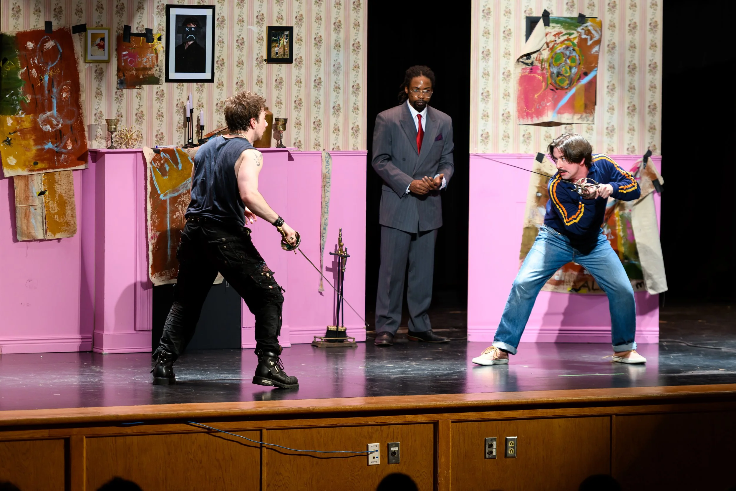 Hamlet and Laertes duel *
