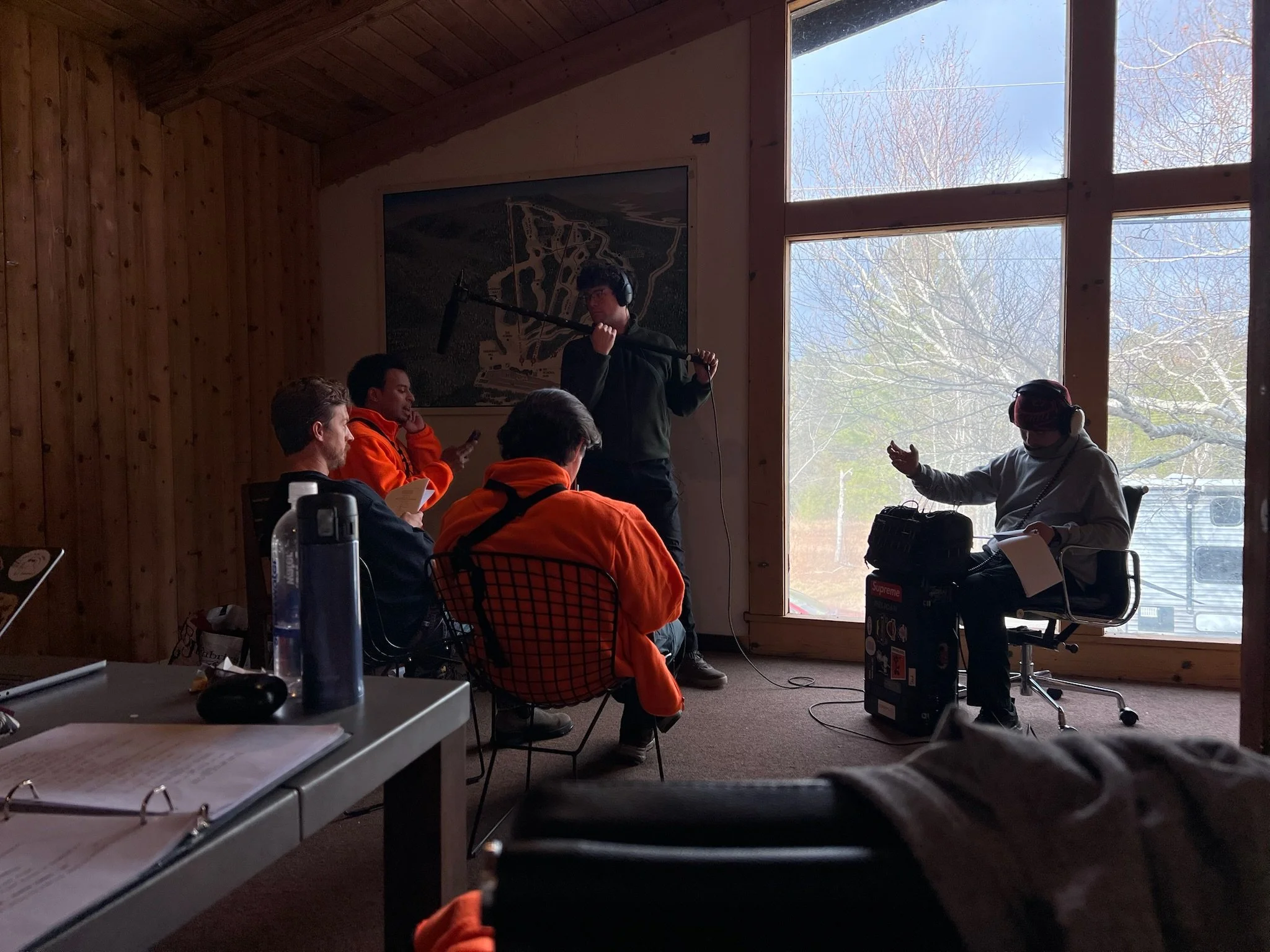 BTS of our VoiceOver session