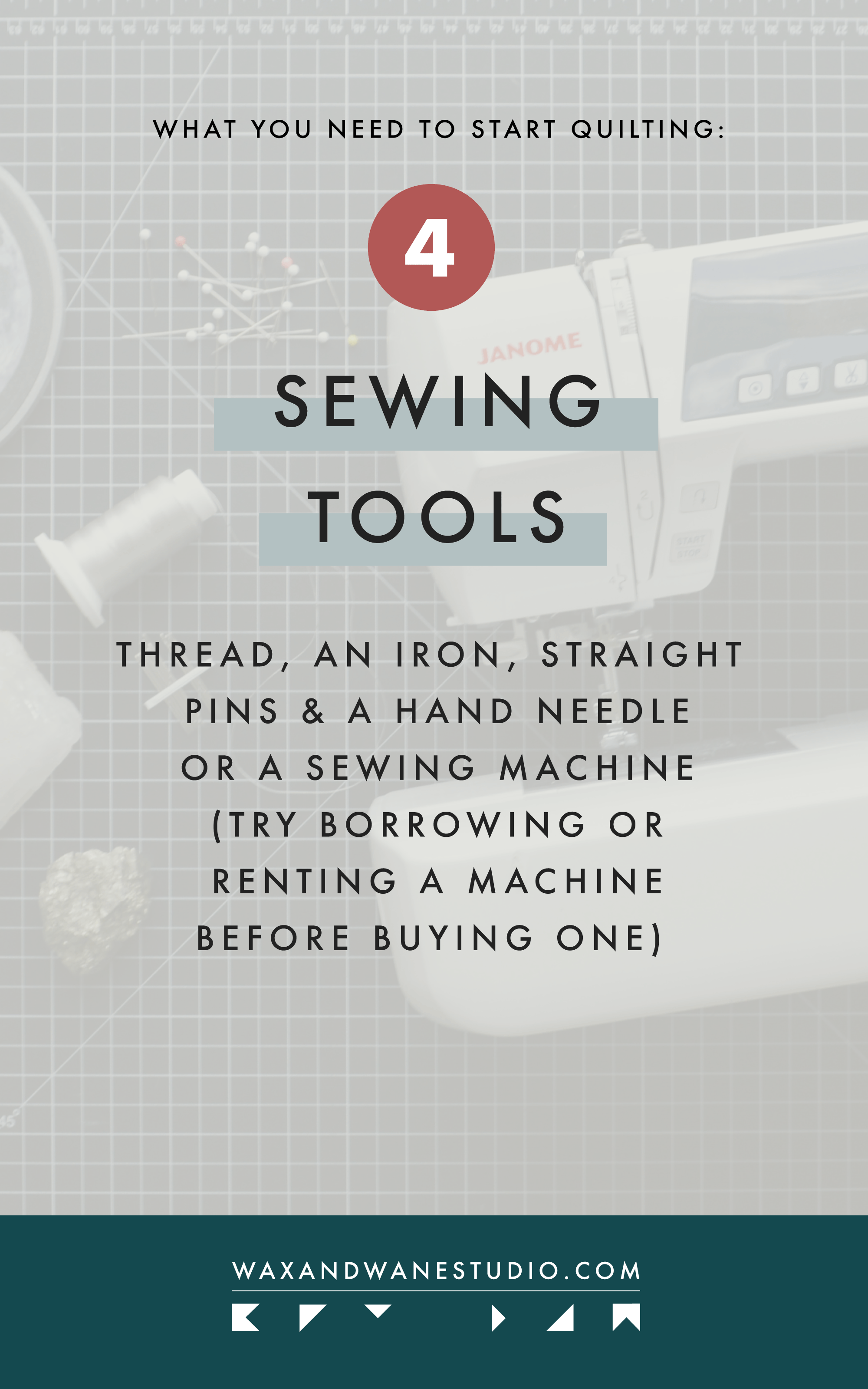 How To Sew Straight: The Tools You Need! 