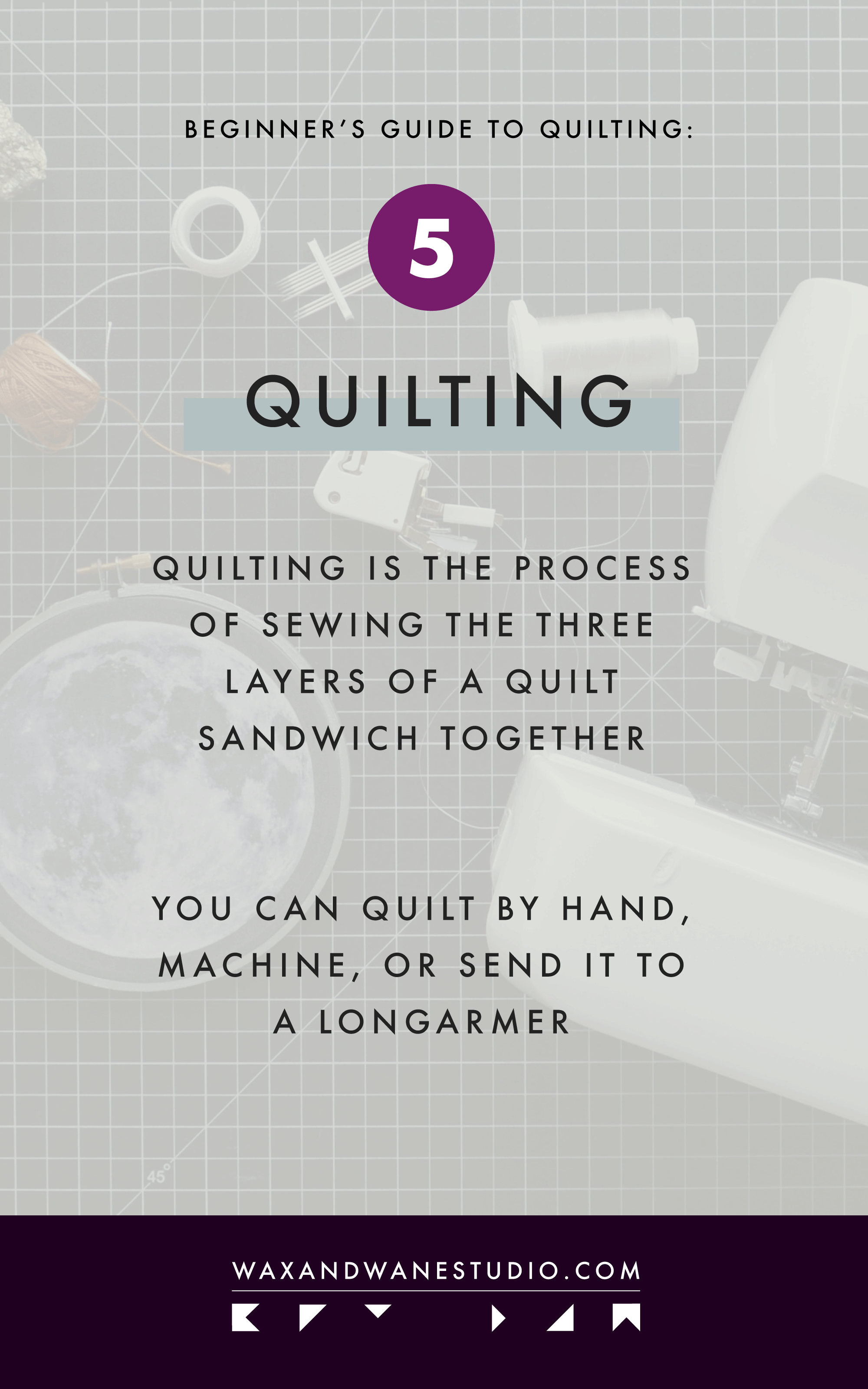Beginner's Guide to Quilting Basting, Quilting, and Binding