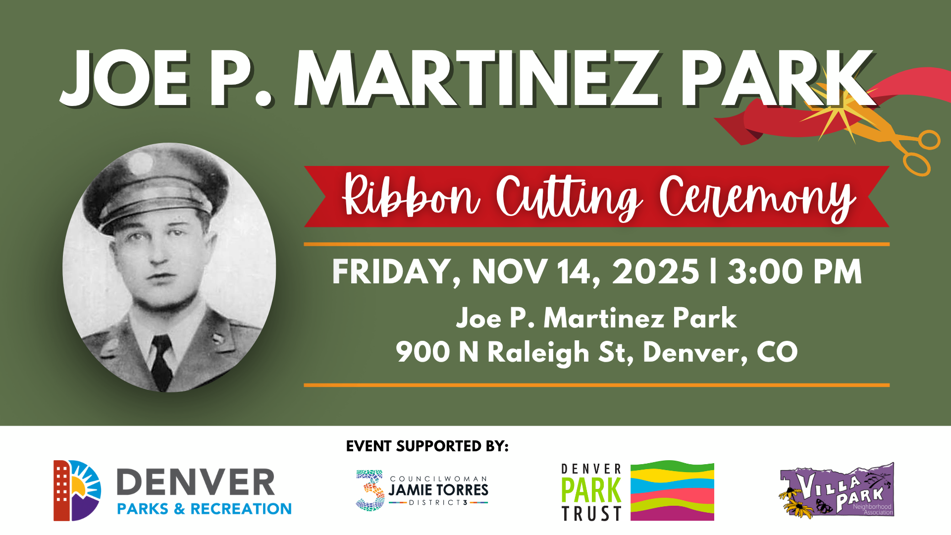 Joe P. Martinez Park Ribbon Cutting Ceremony