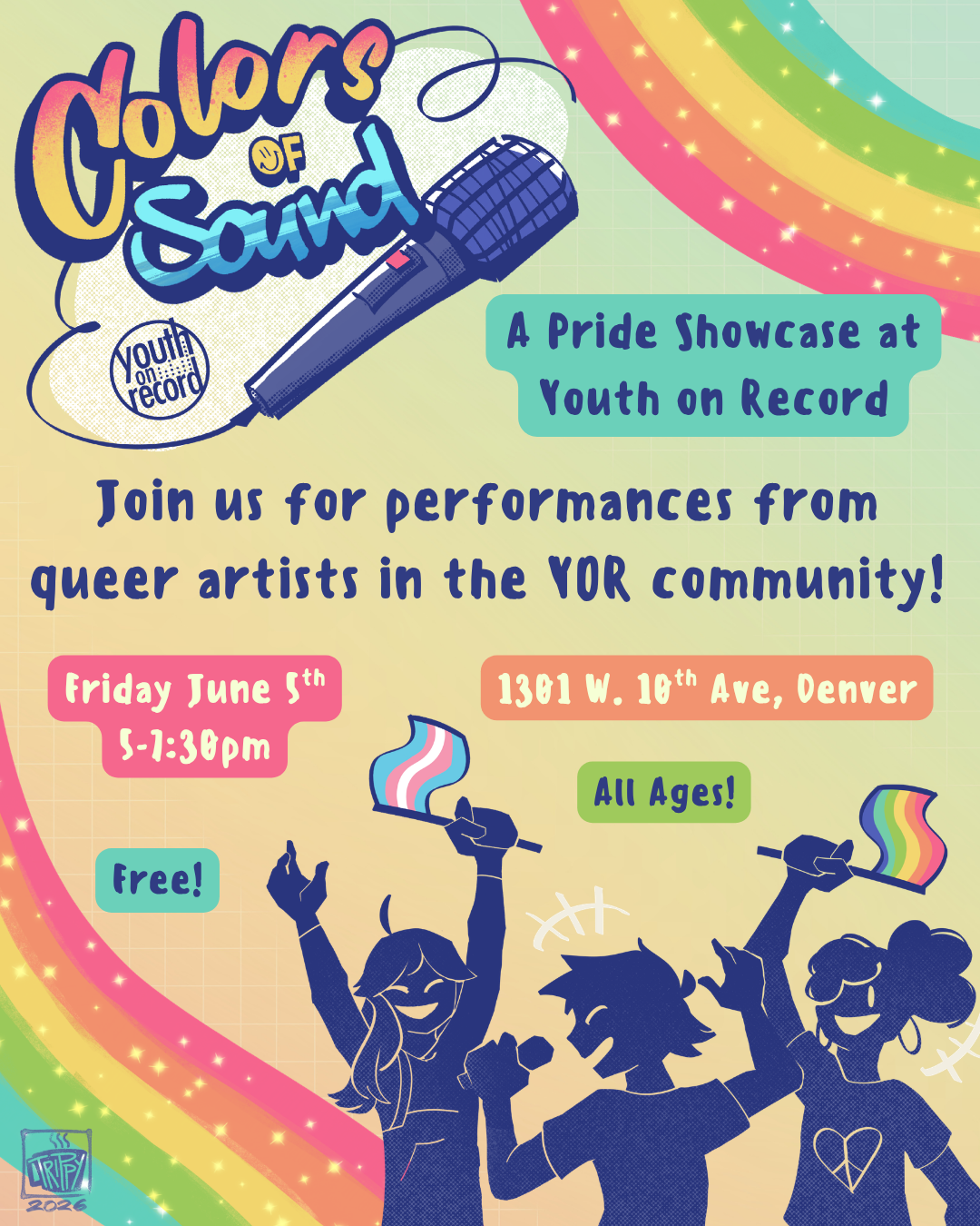 Youth on Record presents Colors of Sound: A Pride Showcase