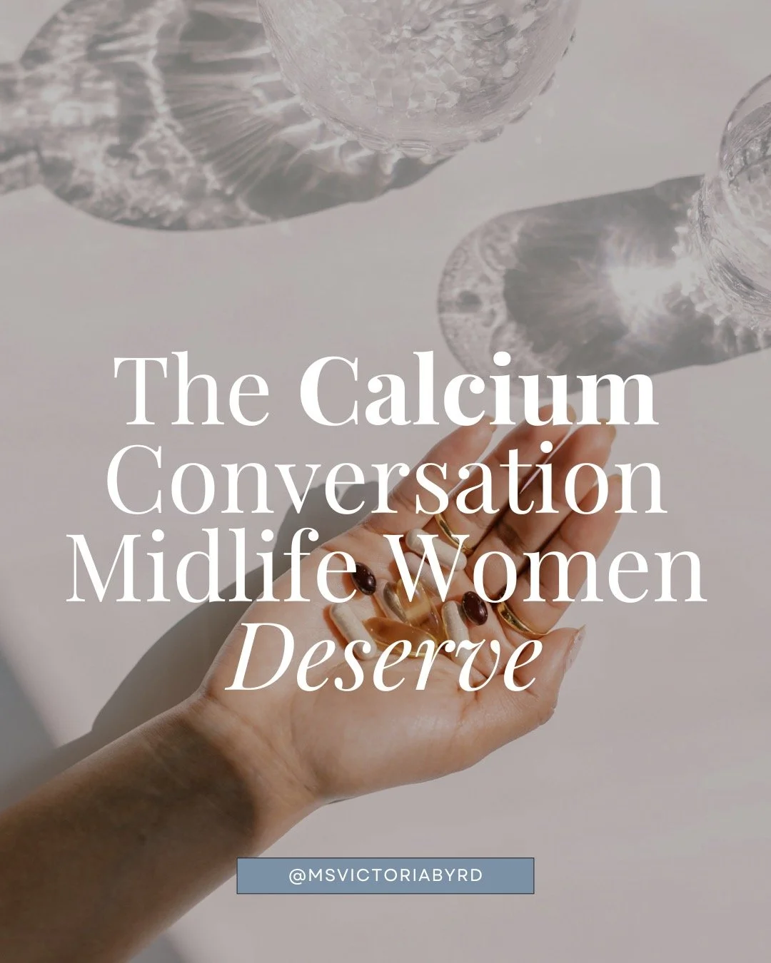 Most of us don&rsquo;t think about our bones until something hurts.
But the truth is &mdash; bone loss starts long before menopause.

By our 40s, declining estrogen means we&rsquo;re losing calcium faster than we can replace it and yet most calcium s
