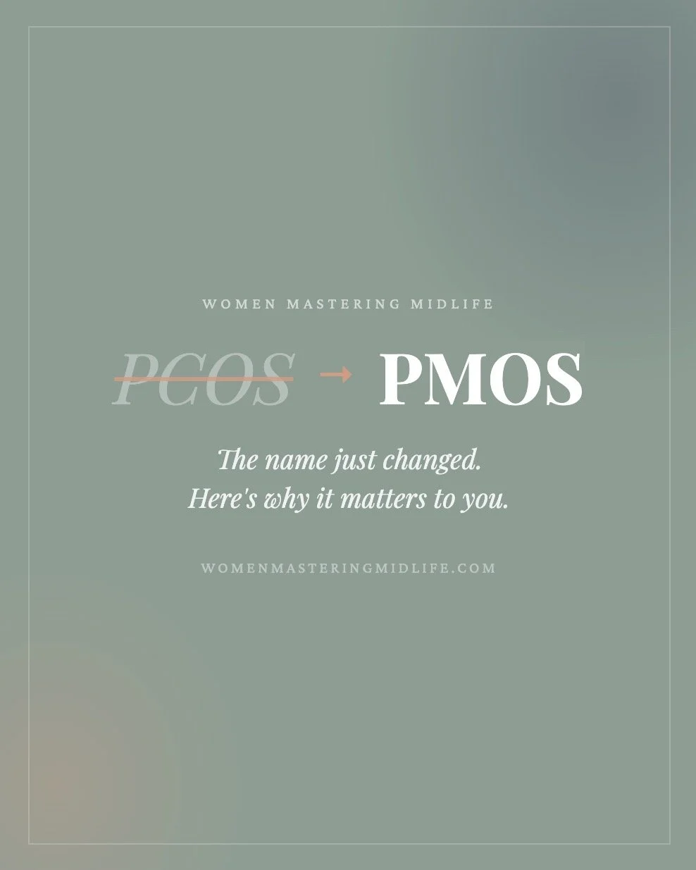 PCOS just got a new name &mdash; and it's not a minor update.
On May 12, 2026, researchers published a global consensus in The Lancet formally renaming polycystic ovary syndrome to Polyendocrine Metabolic Ovarian Syndrome (PMOS). This followed 56 int