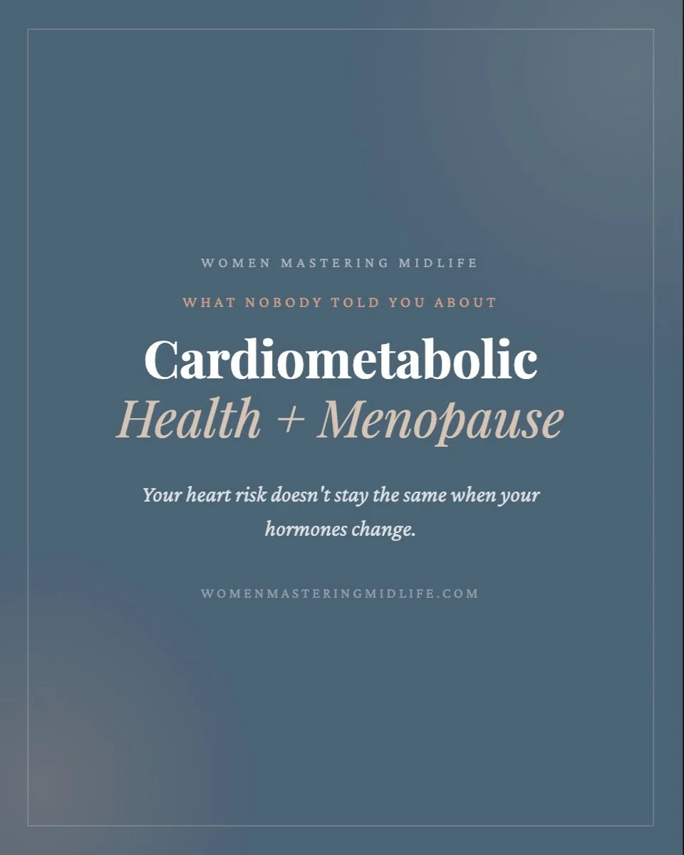 Your heart risk does not stay the same when your hormones change. That is one of the most important things midlife women are not being told clearly enough.

During the menopausal transition, estrogen declines and with it go the protections it was qui