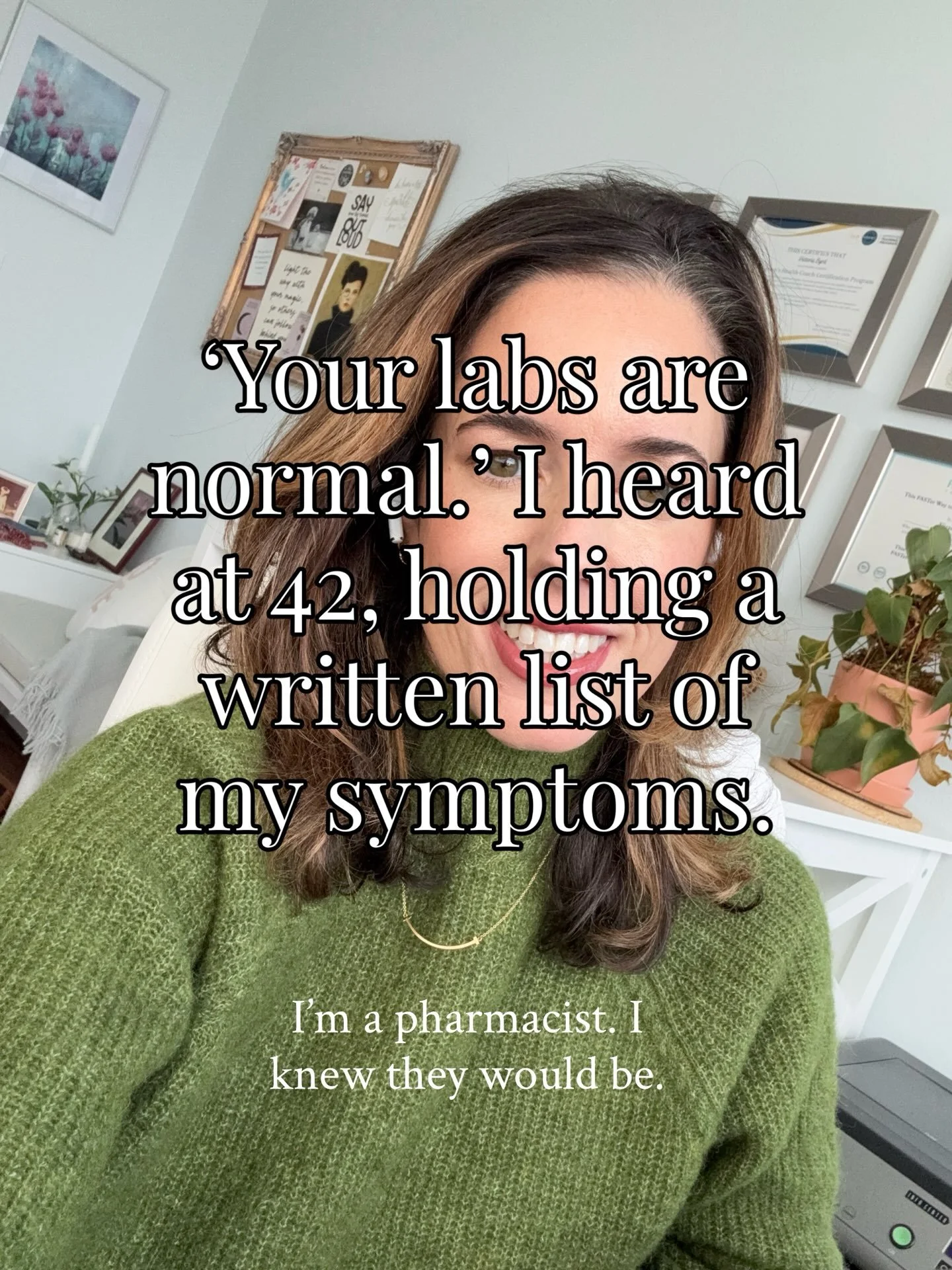Normal labs don&rsquo;t mean nothing is wrong. 

I&rsquo;ve spent my whole career in pharmacy, and I still had to go back more than once before anyone took my symptoms seriously. If that&rsquo;s where you are right now, you&rsquo;re not imagining it 
