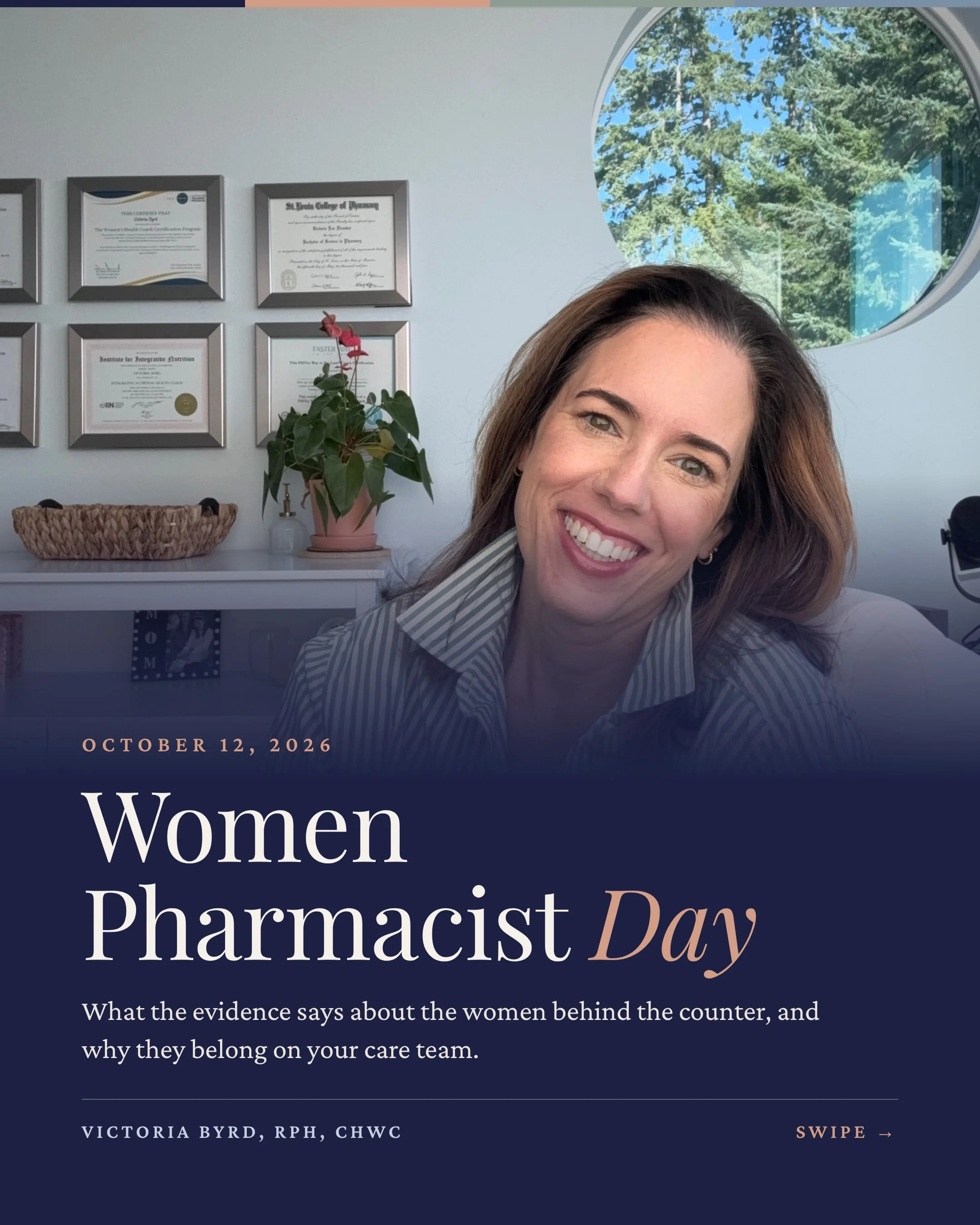 Happy Women Pharmacist Day!

I first stood behind a pharmacy counter at sixteen as a cashier, and over the next several years I worked my way from technician to student, intern, pharmacist, and eventually manager, so I understand the many roles in a 