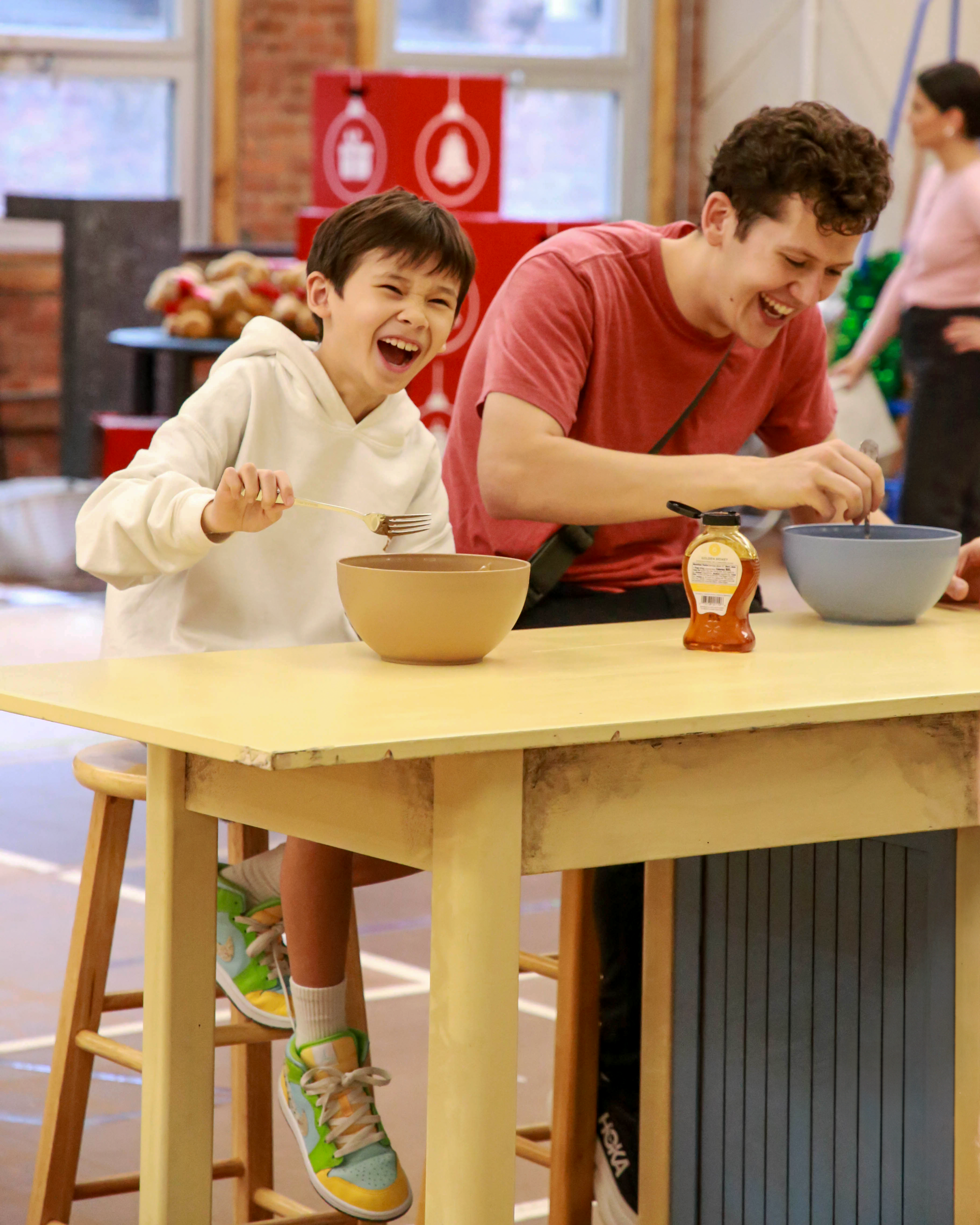 Elf on Tour Rehearsal