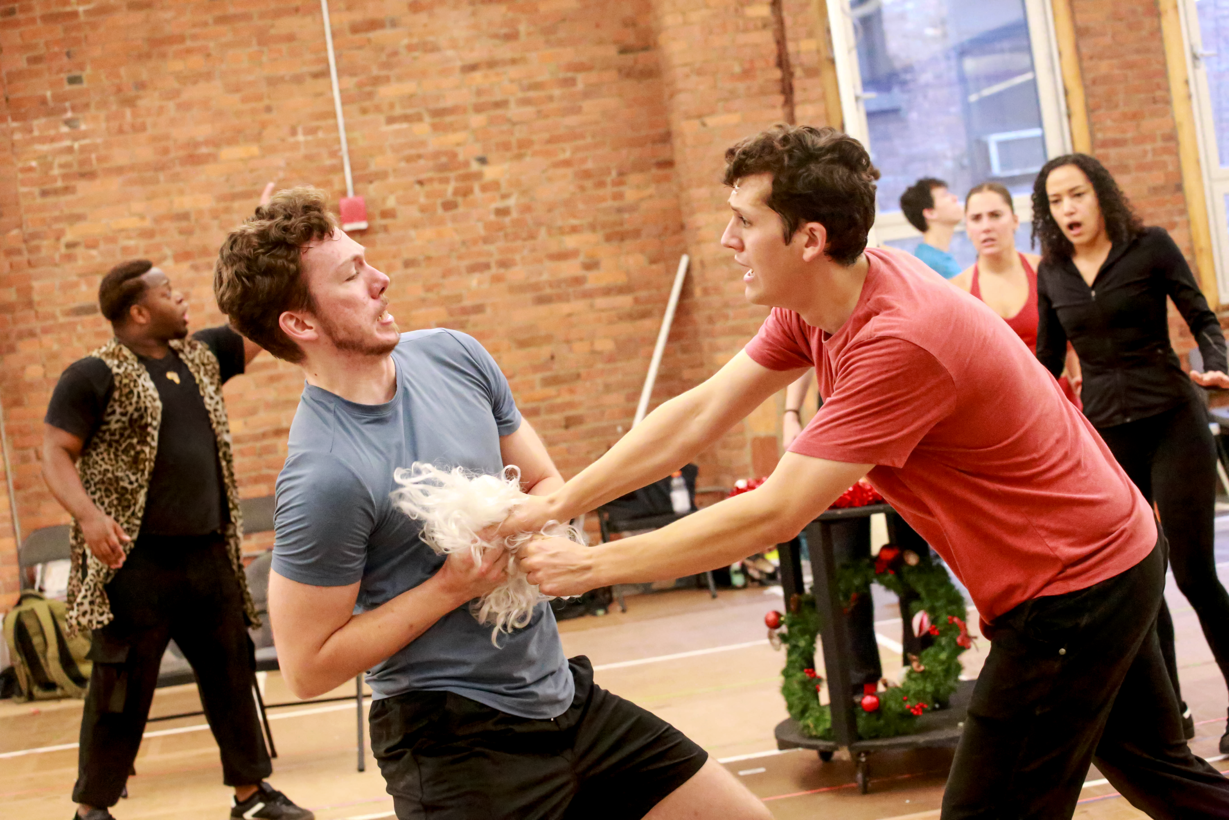 Elf on Tour Rehearsal