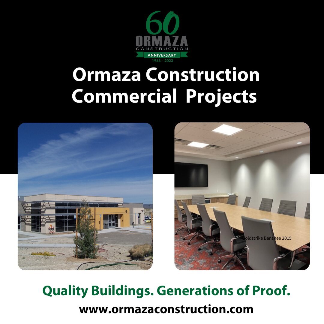 From the ground up, our commercial projects always reflect our promise of durability and design. Ormaza Construction &ndash; Quality Buildings. Generations of Proof.

#ormazaconstruction #elkonv #commercialprojects