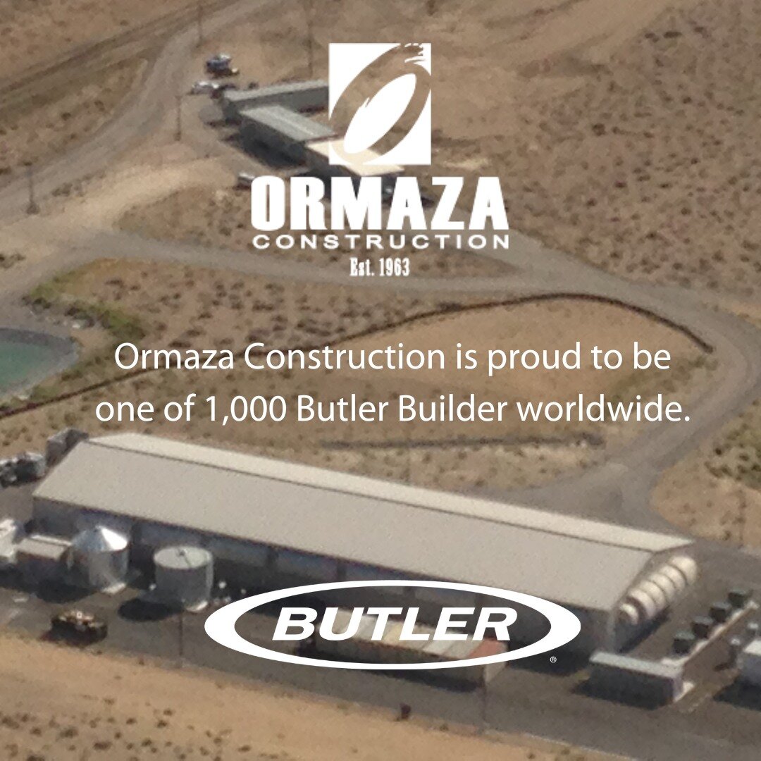 Proud to be a part of the Butler Builder network, delivering high-quality buildings with proven expertise. 
@butlermfg 

#ButlerBuilt #OrmazaStrength #ormazaconstruction #elkonv