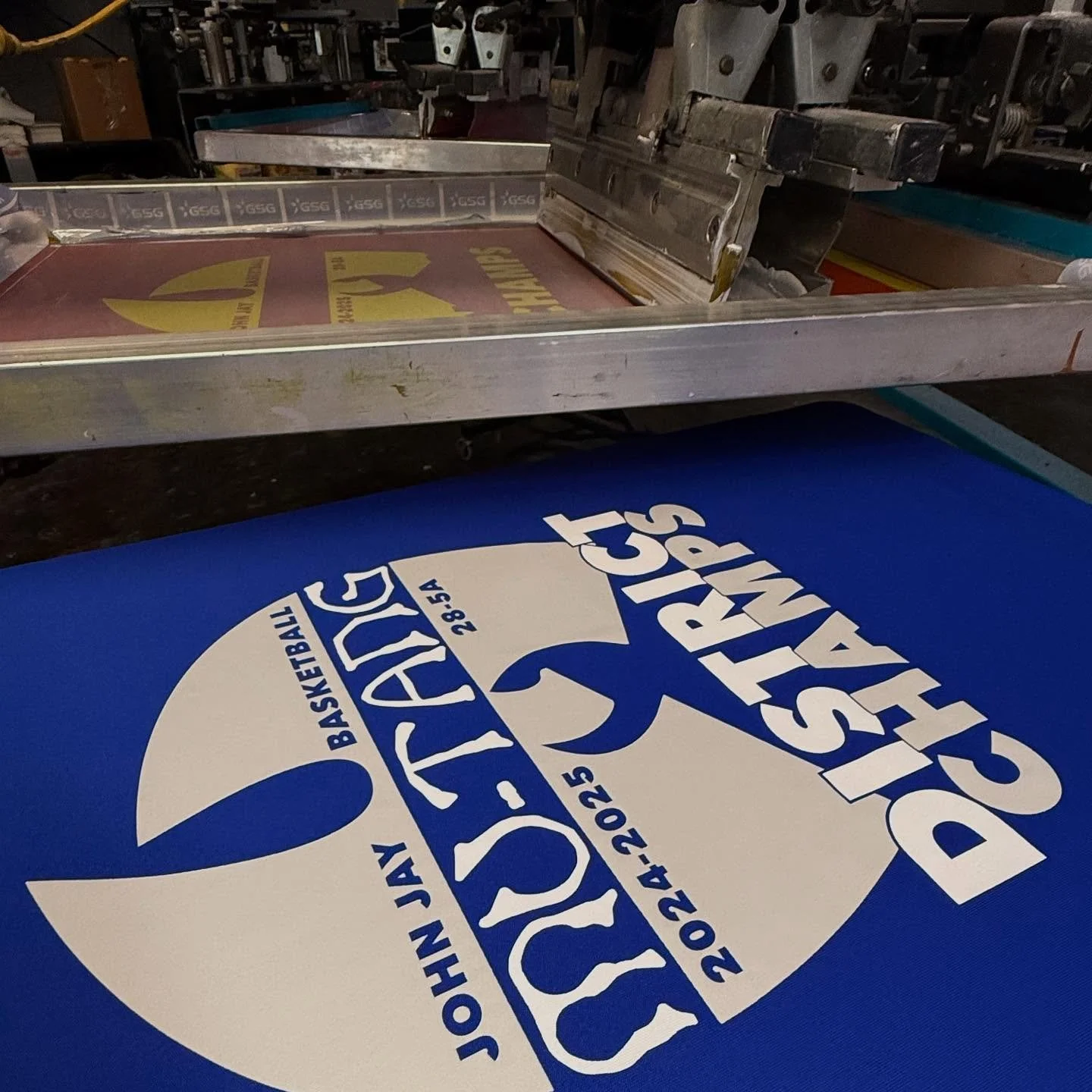 Smooth printin for the old stompin grounds! 
#johnjay #classof98 #webeenballin