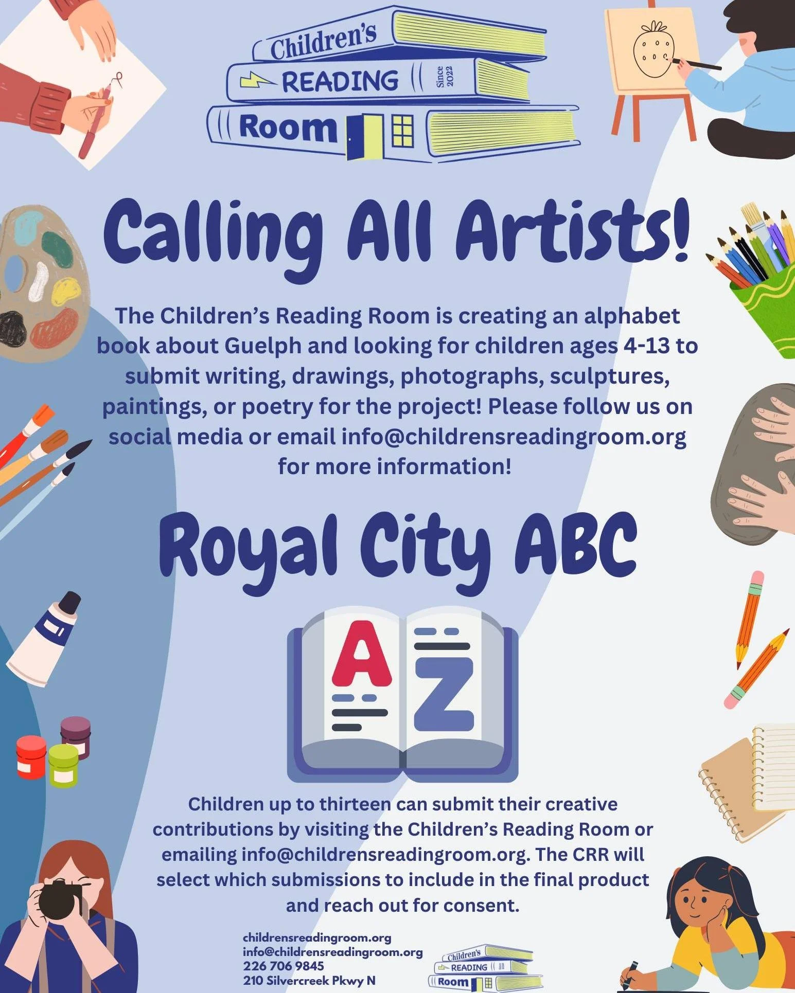 Happening today. Please join us!
Dragonfly Art Studio  @dragonflystudioguelph