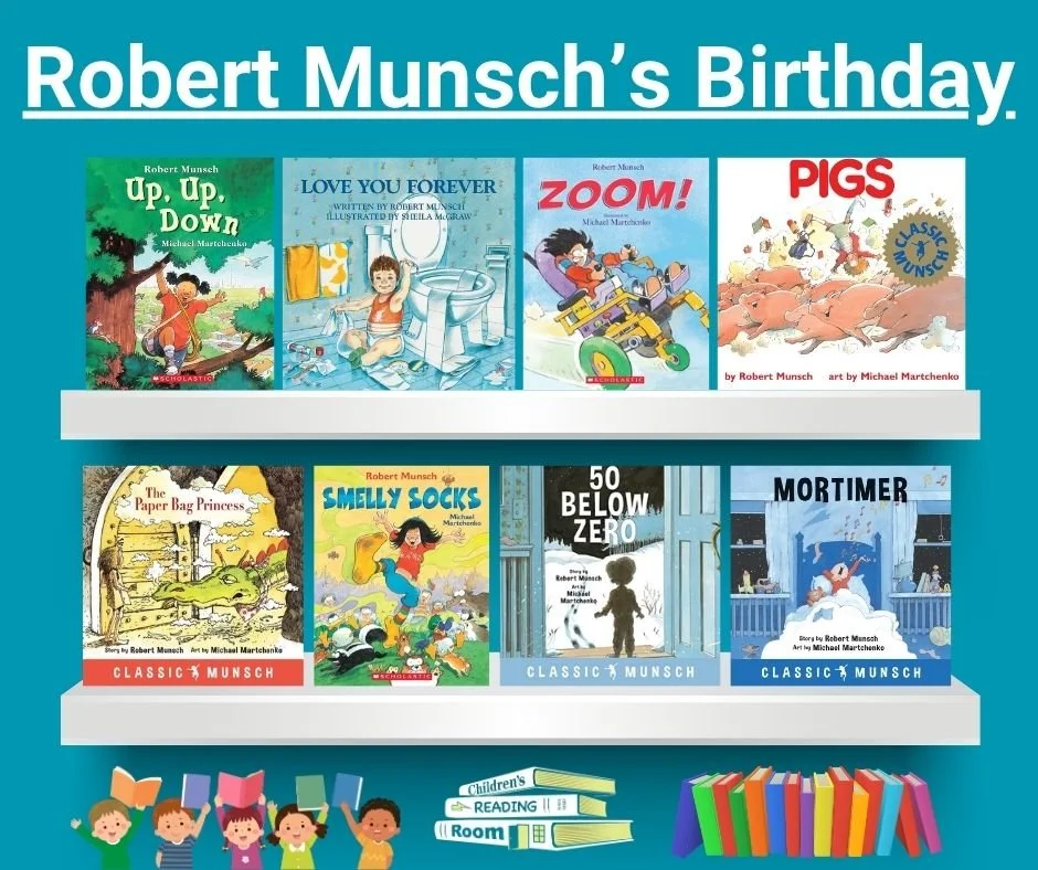 Happy Birthday Robert Munsch!
📚❤📚