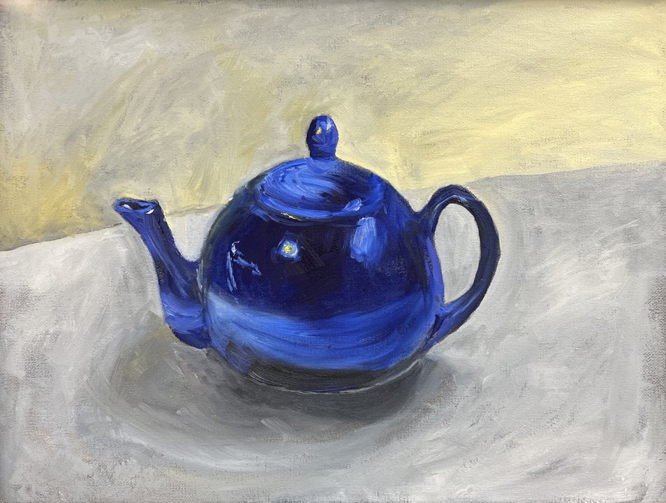 Blue Teapot
12x16
Oil
$385