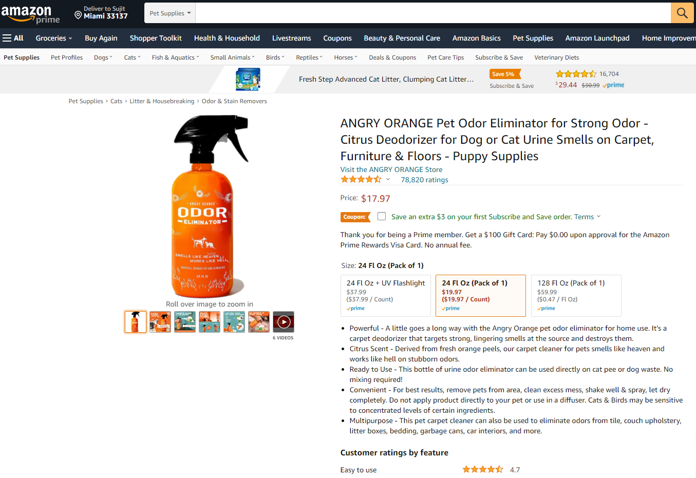 We became a top seller on Amazon with over 70,000 positive reviews.