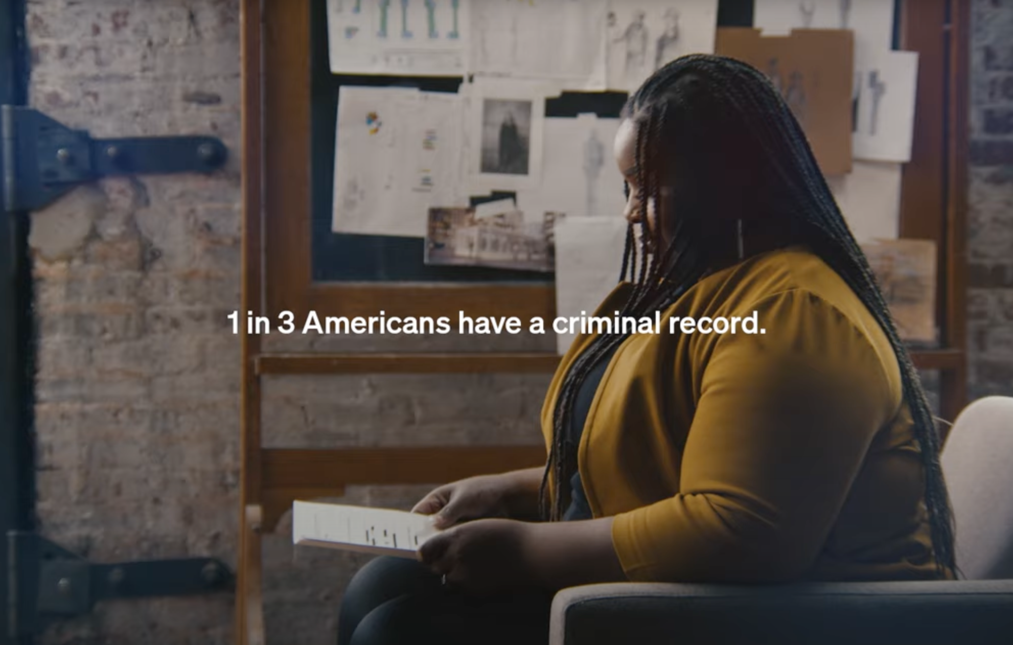 Together, with Droga5, we scripted and cued up organic moments with people who had criminal records to share their stories. Click to watch.