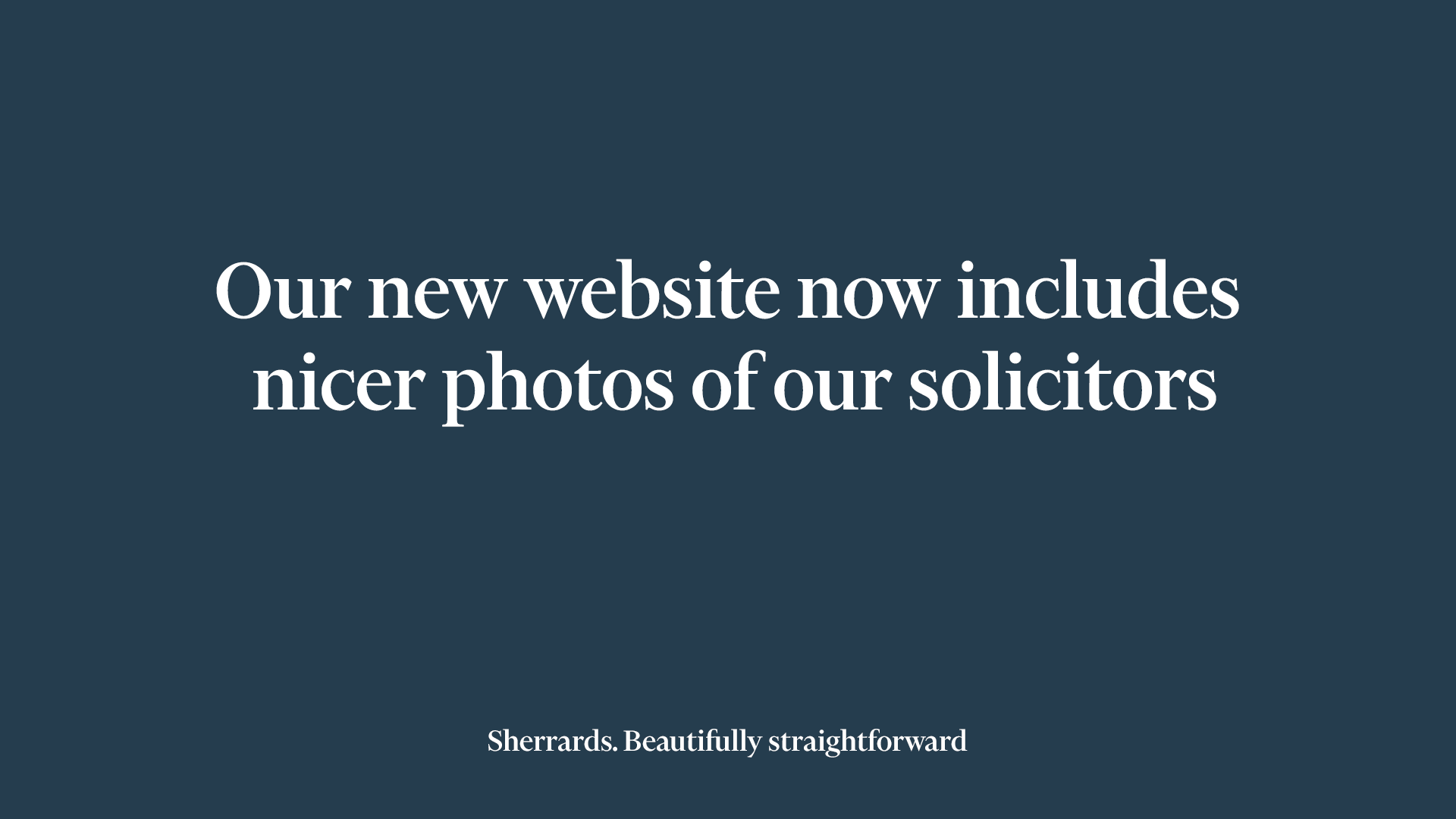 Beautifully straight forward law firm brand