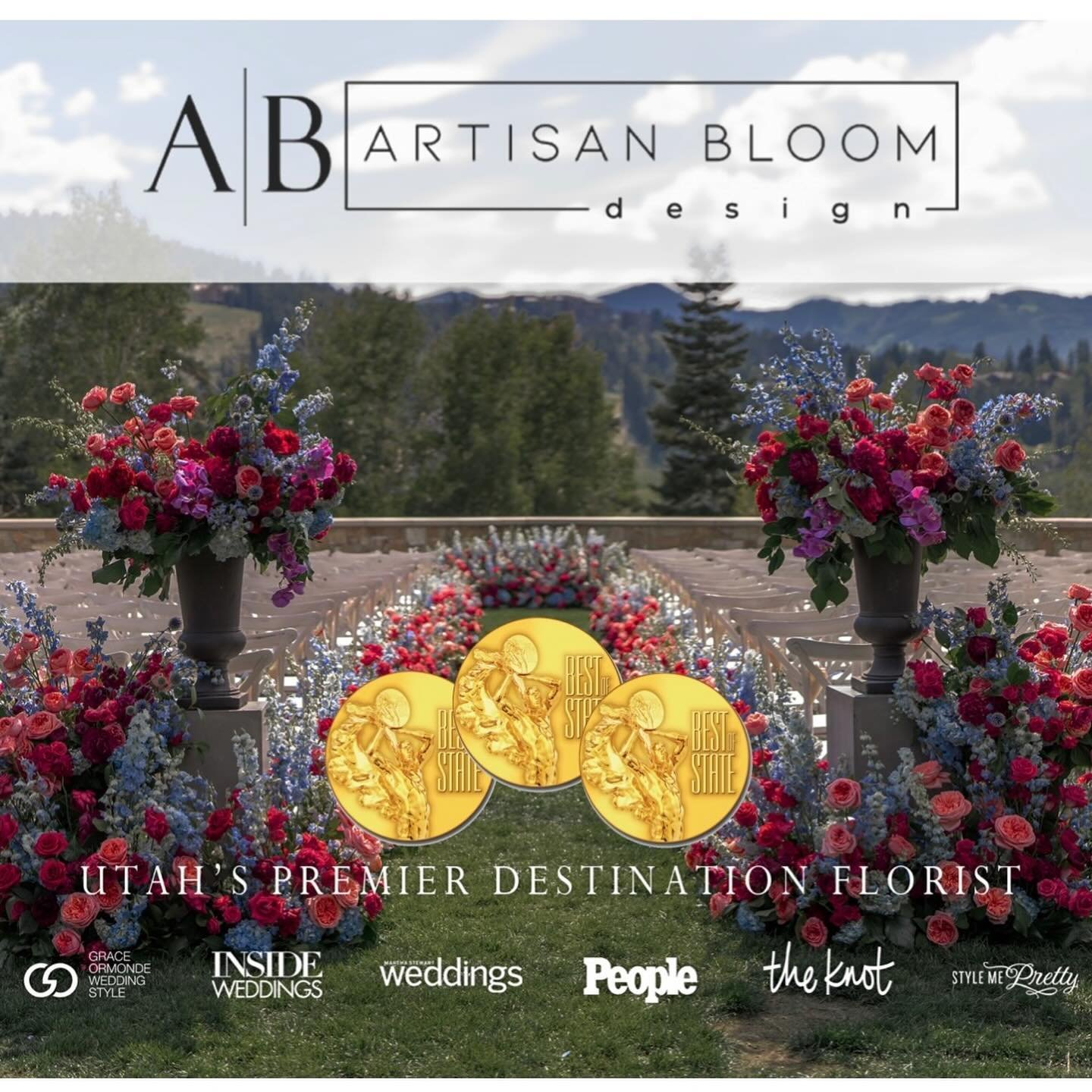 🥂CHEERS!🥂Feeling BEYOND honored to be named Best of State Utah 2024 for event floral and decor, once again! Huge thanks to the Best of State team for this recognition, and endless gratitude to our incredible staff and vendors who make dreams bloom 