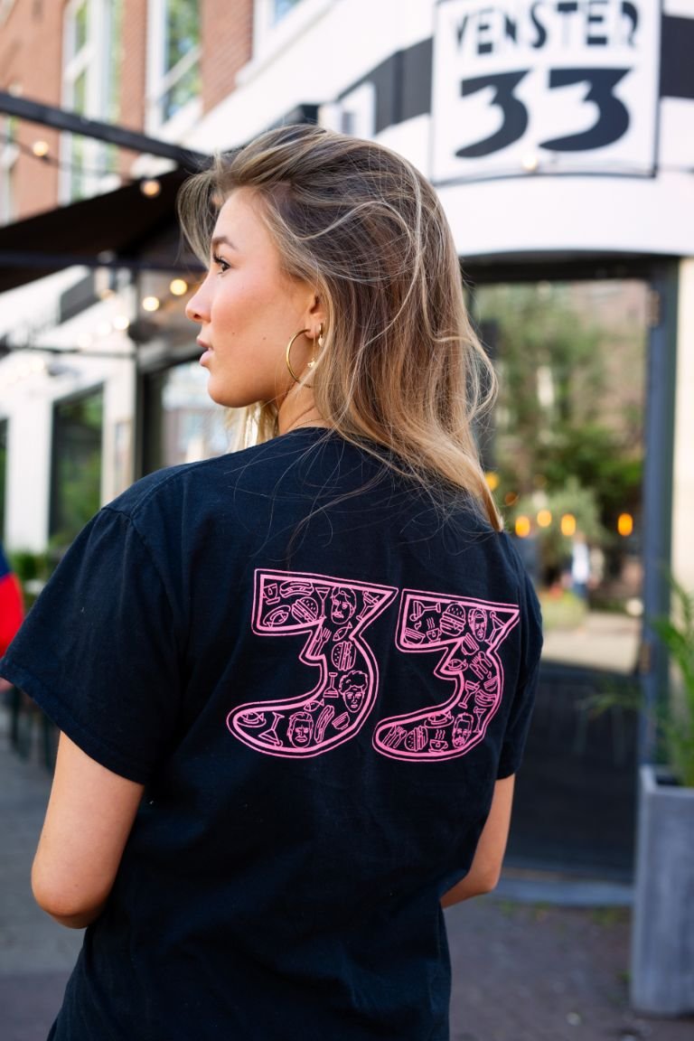 Tee - Black/Pink