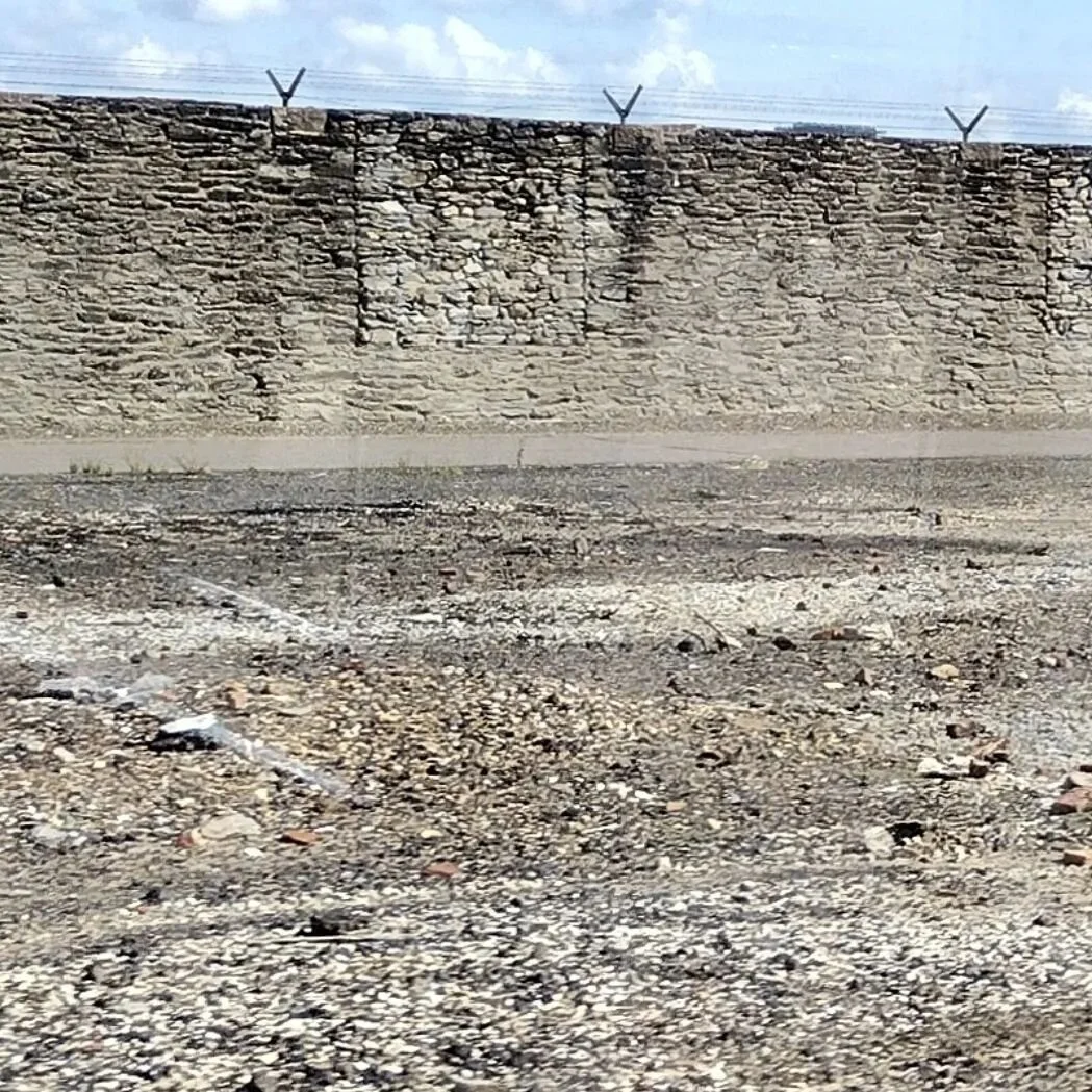 This wall reminds me of the wall at holmesburg prison, and this sign reminds me of the company that polluted are community ,.thanks to Hilco for the tour..#ifweshowthemdifferent ..#theywillwantdifferent ..