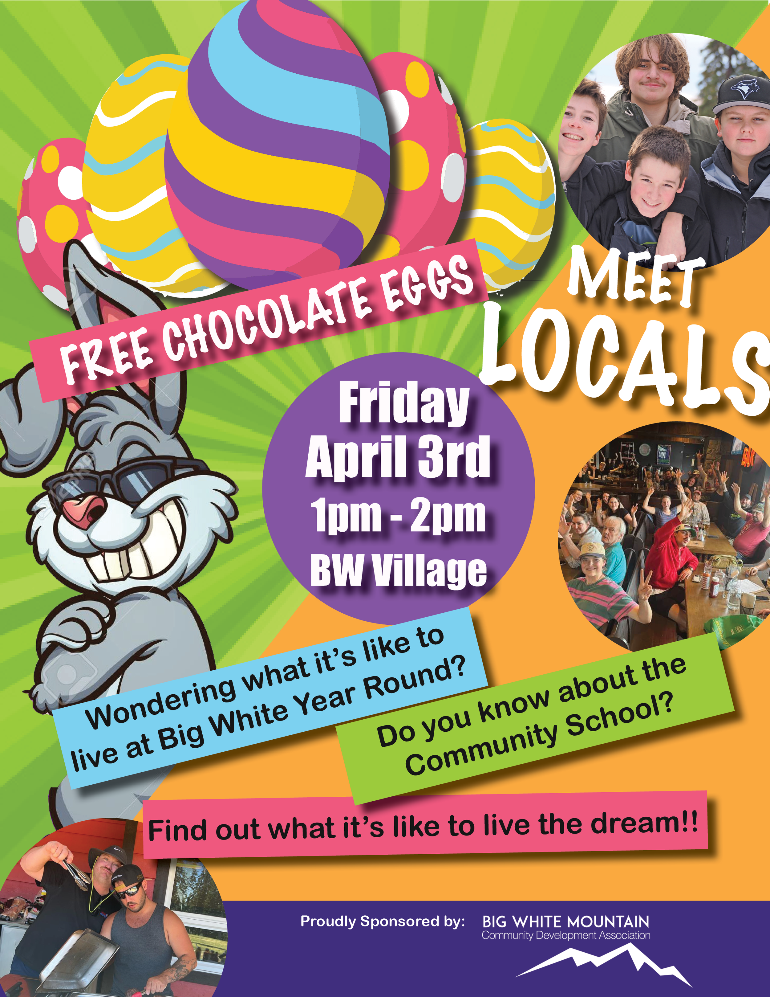 Chocolate Easter Eggs In The Village