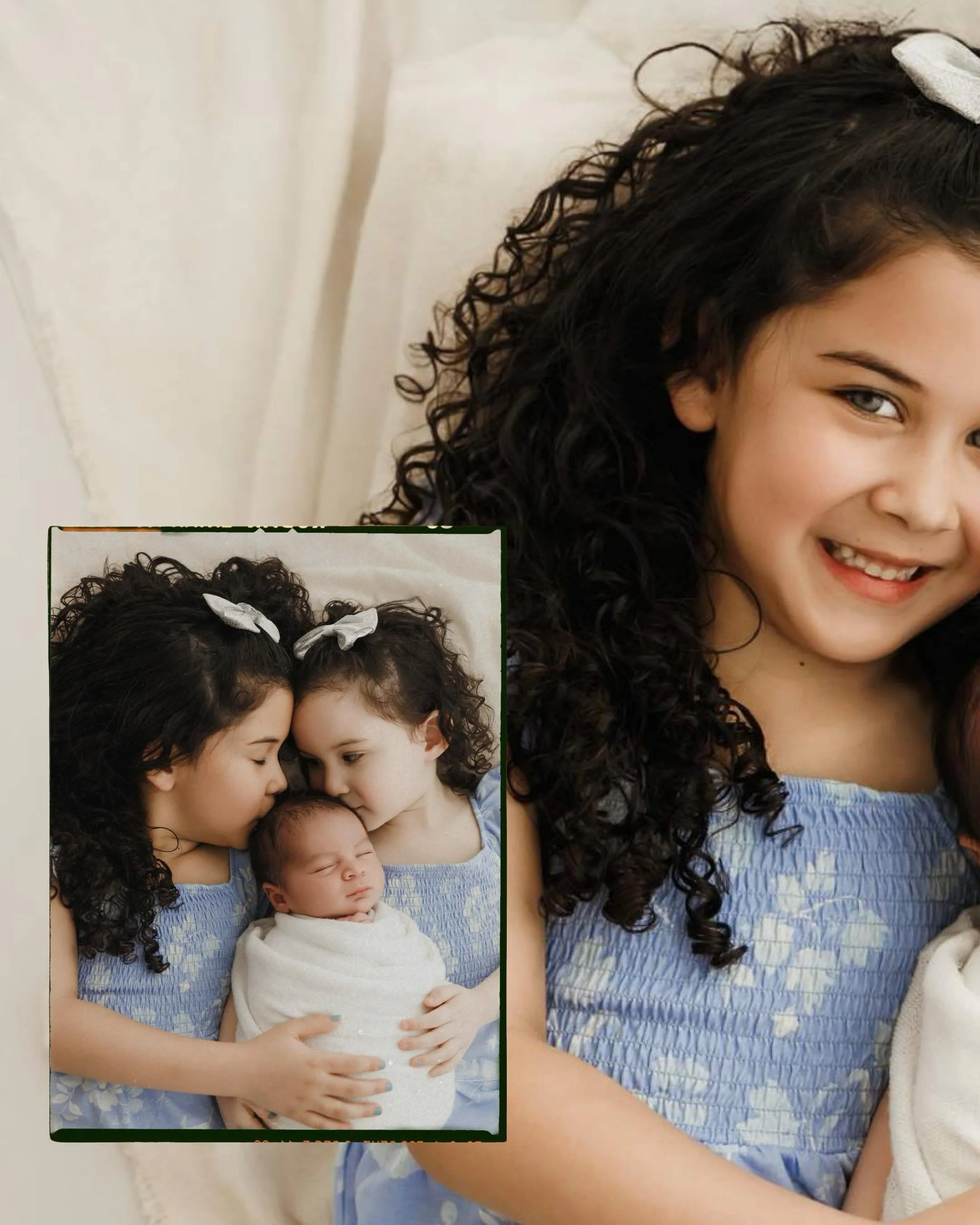 I have photographed all 3 of these sweet faces as newborns 🥹 Yep, my job is cooler than yours!! 

These big sisters were so excited to take photos with their brand new baby BROTHER! They did amazing&hellip;and wait until you see his photos, too! Abs