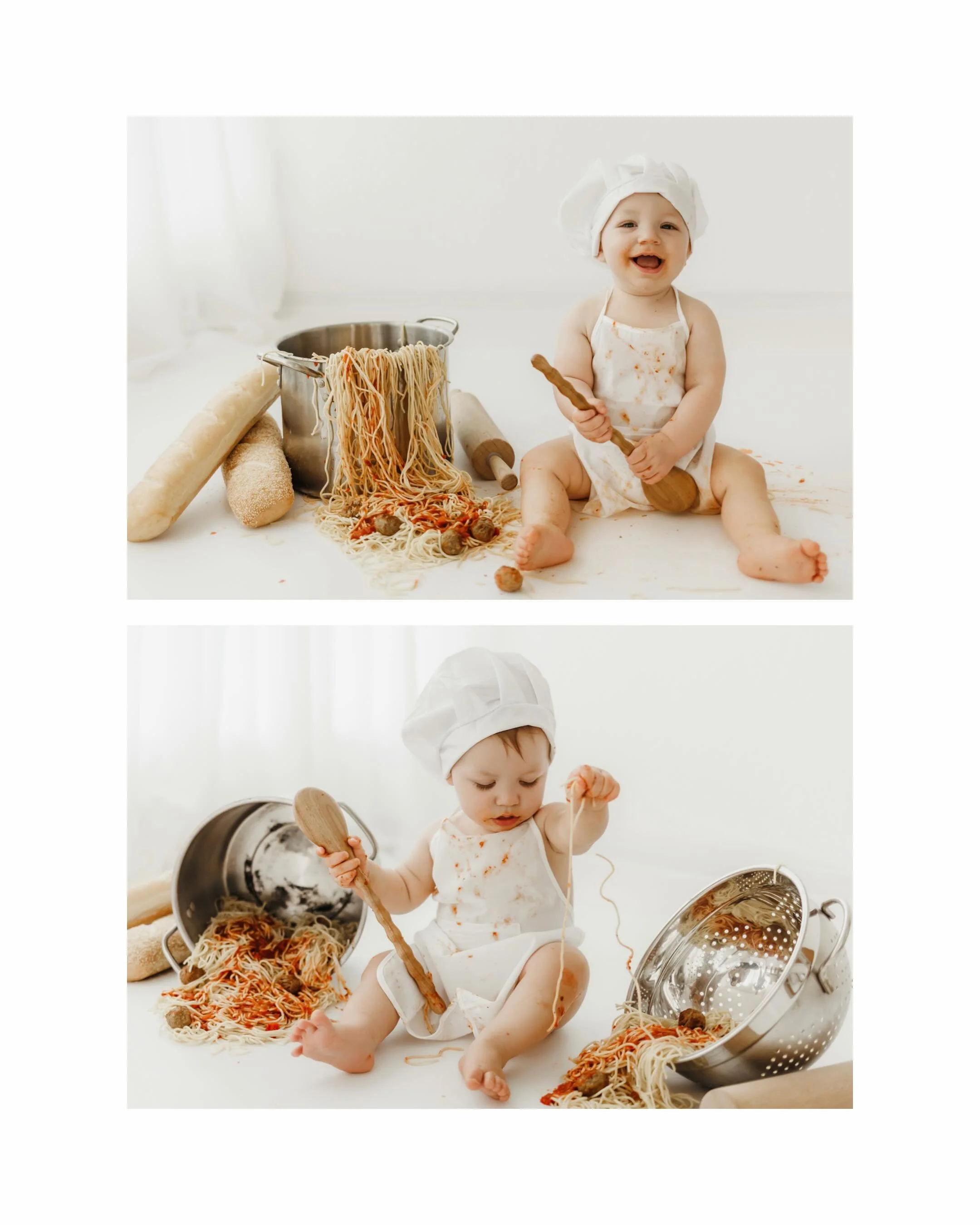 I don&rsquo;t know if y&rsquo;all are ready for this one&hellip;🍝🍅🍴

When my client reached out to me about doing a cake smash&hellip;but a little different, I was all for it! Then I heard the word &ldquo;spaghetti&rdquo; and I&rsquo;m pretty sure