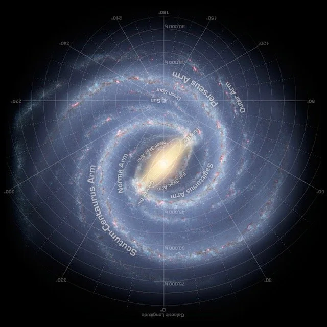 New Map of Milky Way Galaxy