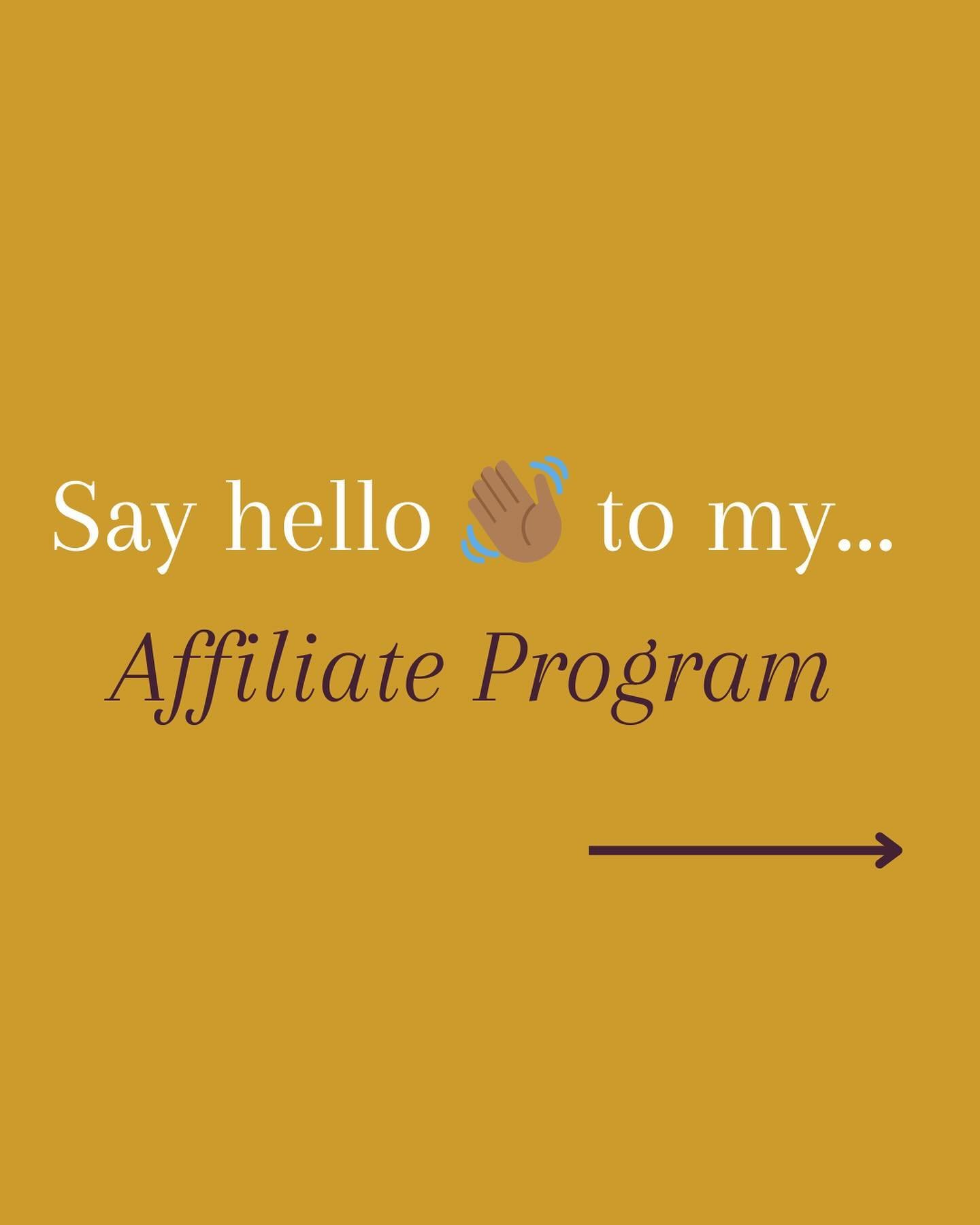 Say hello 👋🏾 to my...Affiliate Program!!!🥳

1. So, what exactly is the affiliate program?

In this program, you&rsquo;ll receive a commission every time someone you know signs up for any of my memberships/services.☺️

2. Which memberships and serv