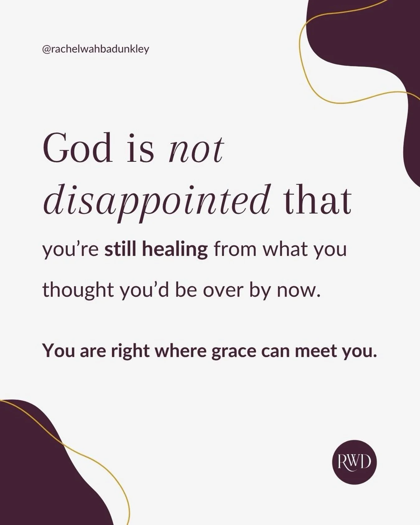Sis, God is not disappointed in how long this is taking.

He is not rushing you. He is not checking a timeline. He is present in the waiting, in the processing, in the quiet places where healing happens slowly.

You are not behind.
You are not too mu