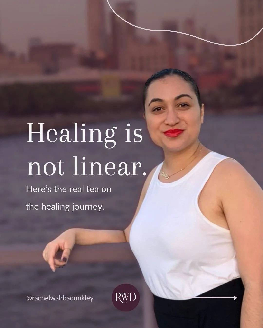 Healing doesn&rsquo;t move in a straight line.

There will be days you feel strong, and days you feel like you&rsquo;re right back where you started.

You&rsquo;re not failing. You&rsquo;re processing.

Be gentle with yourself in the in-between.

And