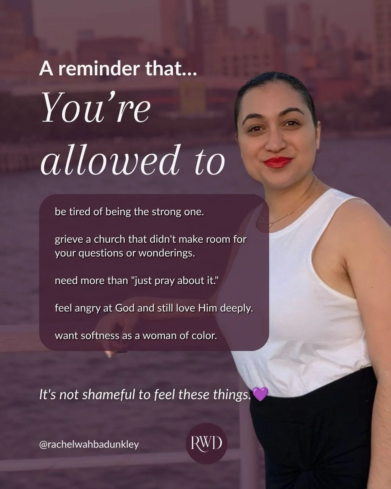 Nobody told us we were allowed to feel this way.

We were handed strength as if it were a survival kit and told to keep moving. But sis, the weight you&rsquo;ve been carrying quietly? It deserves to be put down somewhere safe.

This is your reminder 