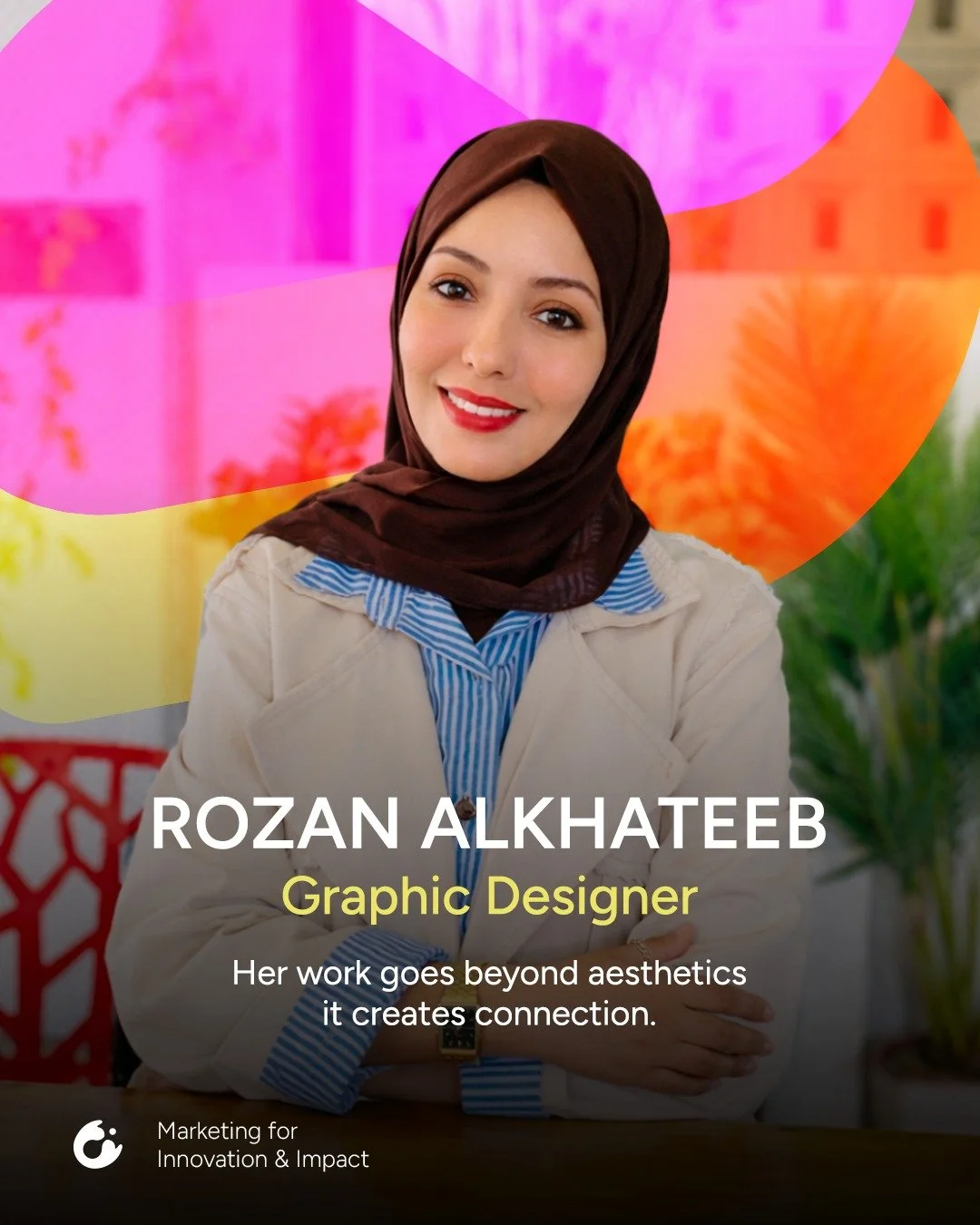 For Rozan Alkhateeb, #design begins with a simple question: what needs to be understood?

Design doesn&rsquo;t have to compete for attention. When it&rsquo;s clear and intentional, it earns it naturally.

As a graphic designer at Olives &amp; Heather
