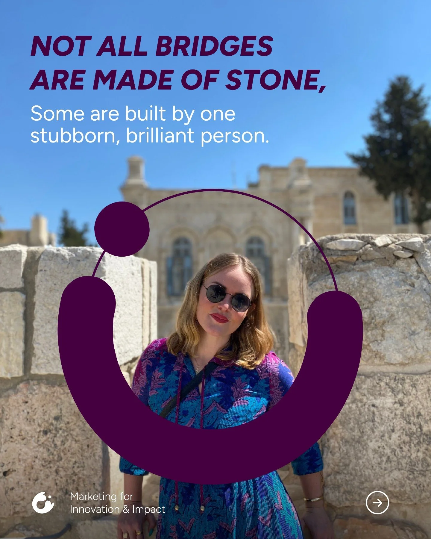 In 2018, a Danish woman spent Christmas in #Palestine. 🇵🇸 

She wasn't an #activist. She wasn't a #journalist. She was a #tech professional on a holiday visit, and she was not supposed to stay.

But she walked through the alleyways of #Ramallah. Sh