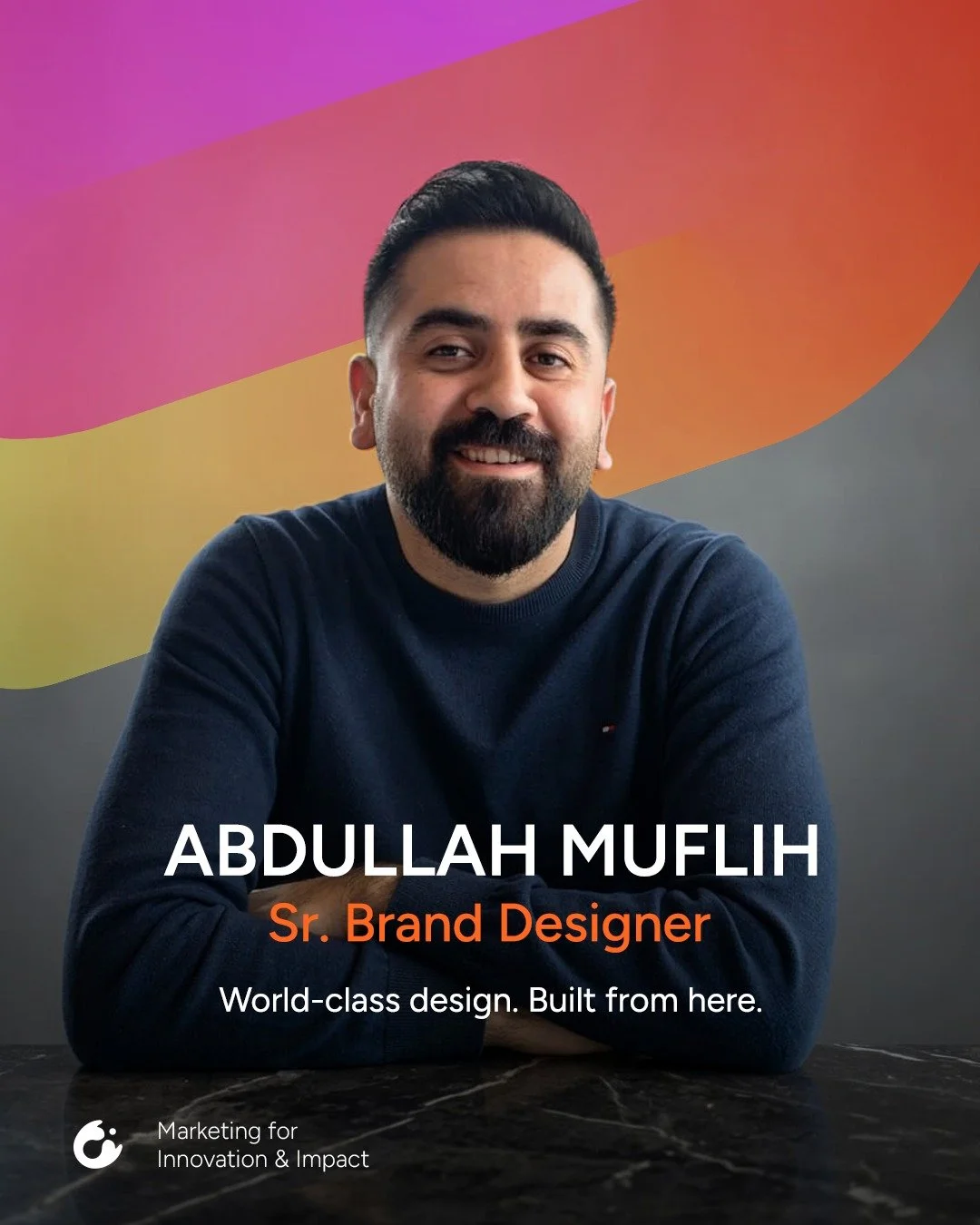 Abdallah Muflih has been in love with #design before he even knew what to call it.

At 14, he was already exploring #graphics, #technology, and visual #storytelling, long before any university told him it was a career. 

Seventeen years later, that c