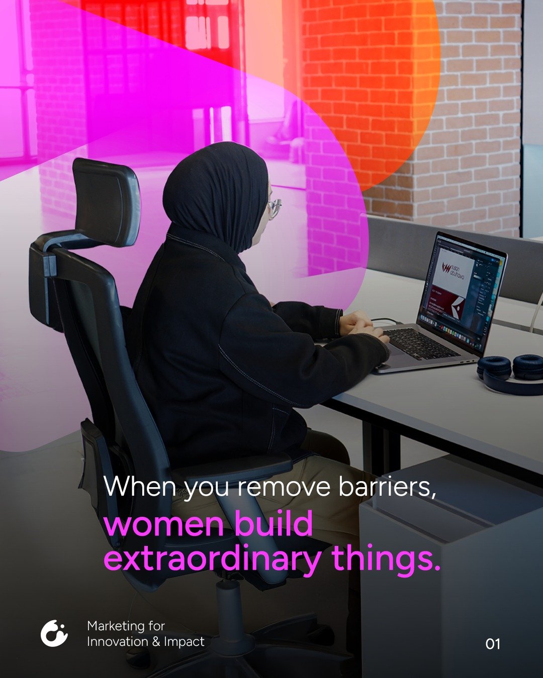 She started #freelancing because the checkpoint made her commute impossible.

She built a #client base on #Upwork while raising two kids in a city under #siege.

She pitched her #startup from a borrowed laptop in a displaced persons' center.

These a