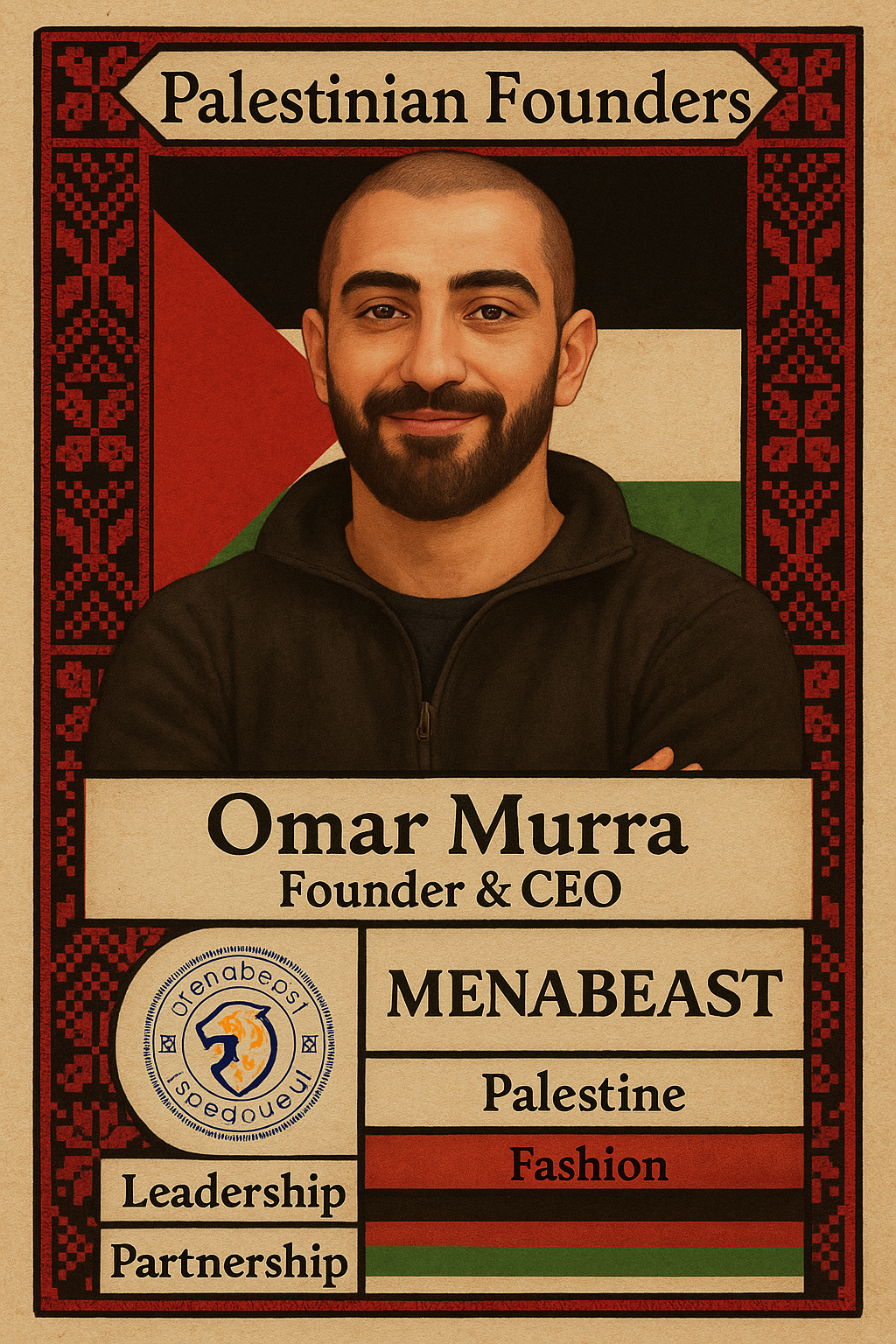 MenaBeast by Omar Murra 
MenaBeast is bringing athletic excellence to every corner of the MENA region, one workout at a time. The activewear brand delivers high-quality sports apparel and accessories that don't compromise on comfort, durability, or s