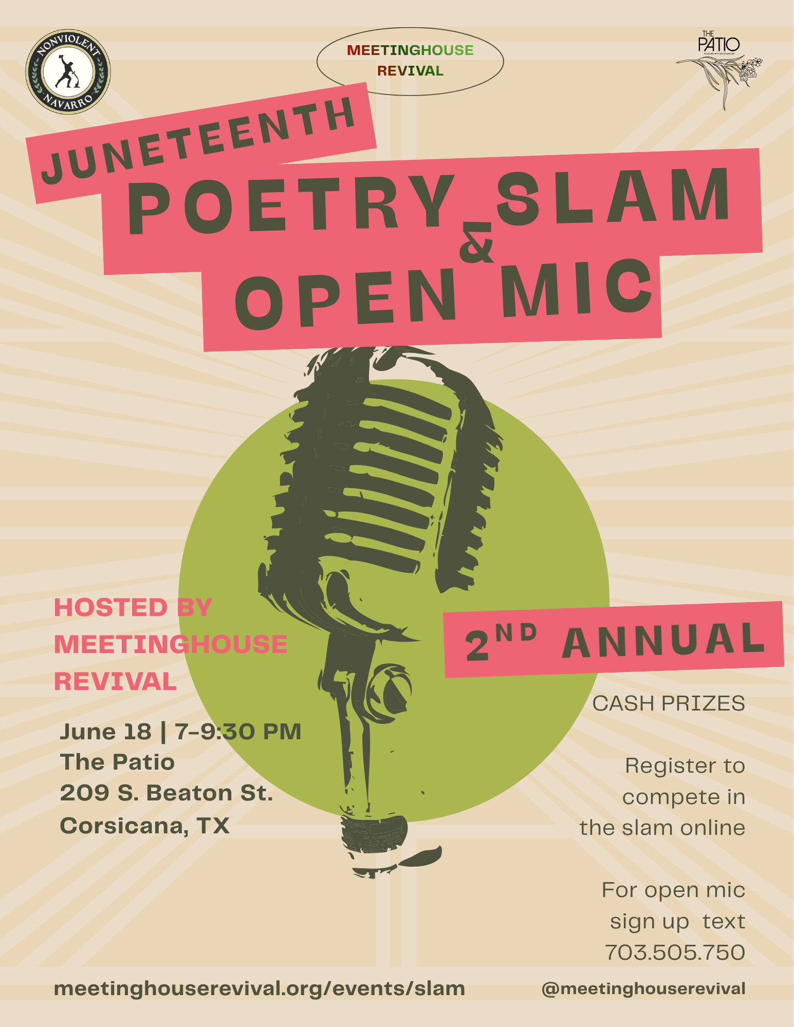 2nd Annual Juneteenth Slam & Open Mic