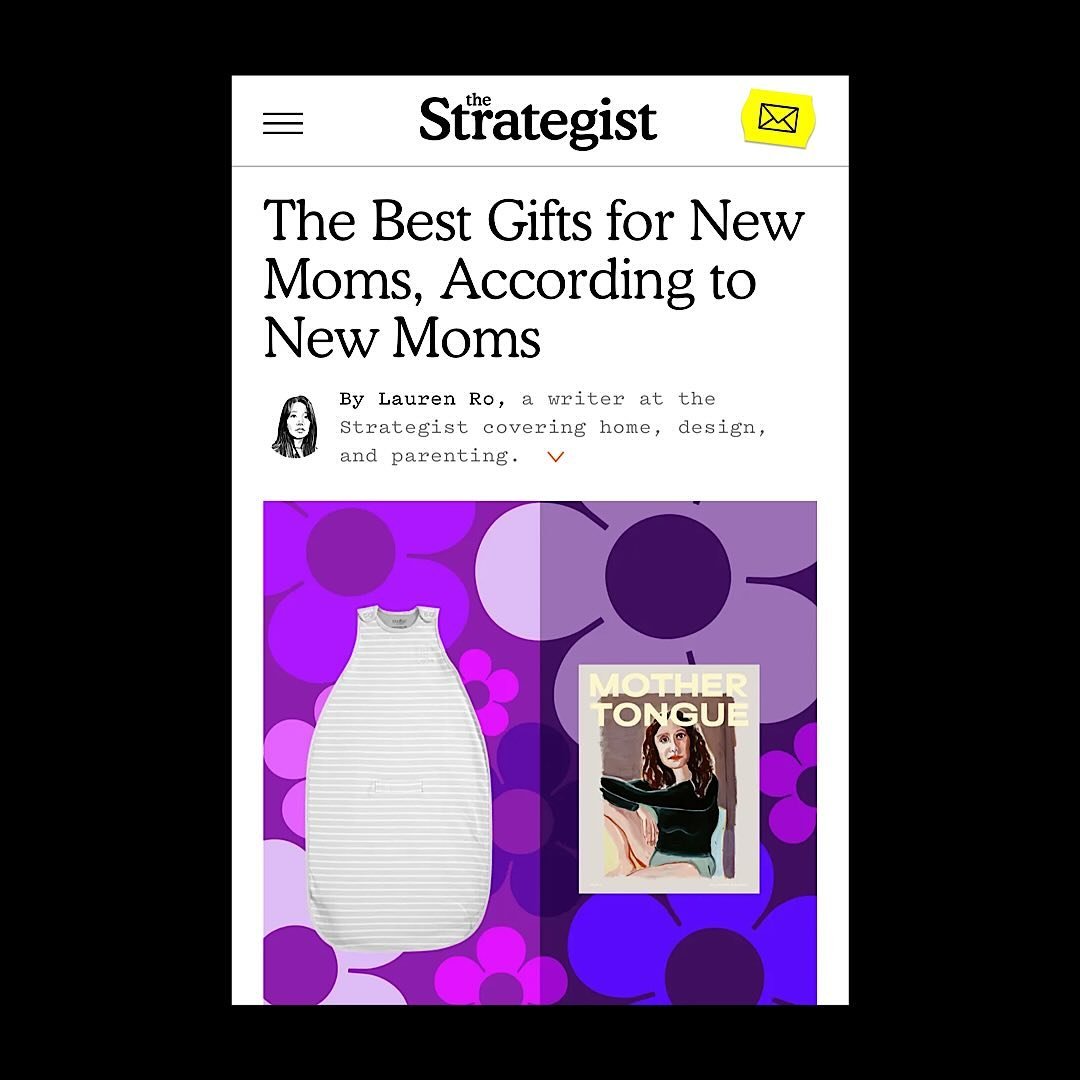 Longtime Strategist readers, first time Strategist featured! Thank you so much to Lauren Ro (@geekcondition) for including us in &ldquo;The Best Gifts for New Moms, According to New Moms&rdquo; and with such a fantastic, totally flattering (she reall