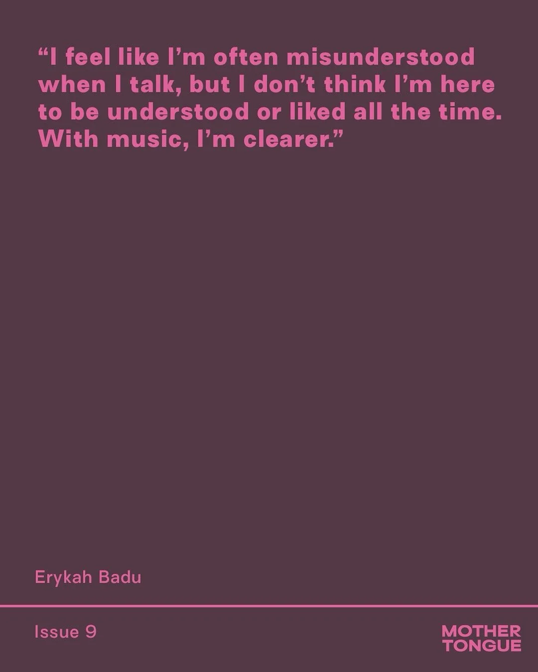 ERYKAH BADU ISN&rsquo;T HAVING A MOMENT. SHE&rsquo;S ALWAYS THE MOMENT. The music icon, known as the Godmother of Neo-Soul&mdash;or Soul full-stop, depending on who you ask&mdash;is back with a highly anticipated new record with @alanthechemist (&ldq