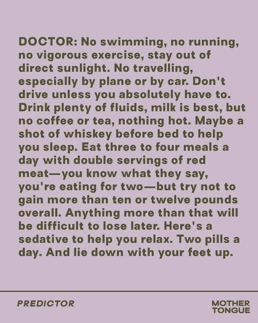 Today we bring you some of our favorite lines from the new off-broadway play PREDICTOR, from playwright @jsblackmer&mdash;a sharp, witty, and empowering dramatization of the life story of inventor Meg Crane (that&rsquo;s her in the last slide!), who 