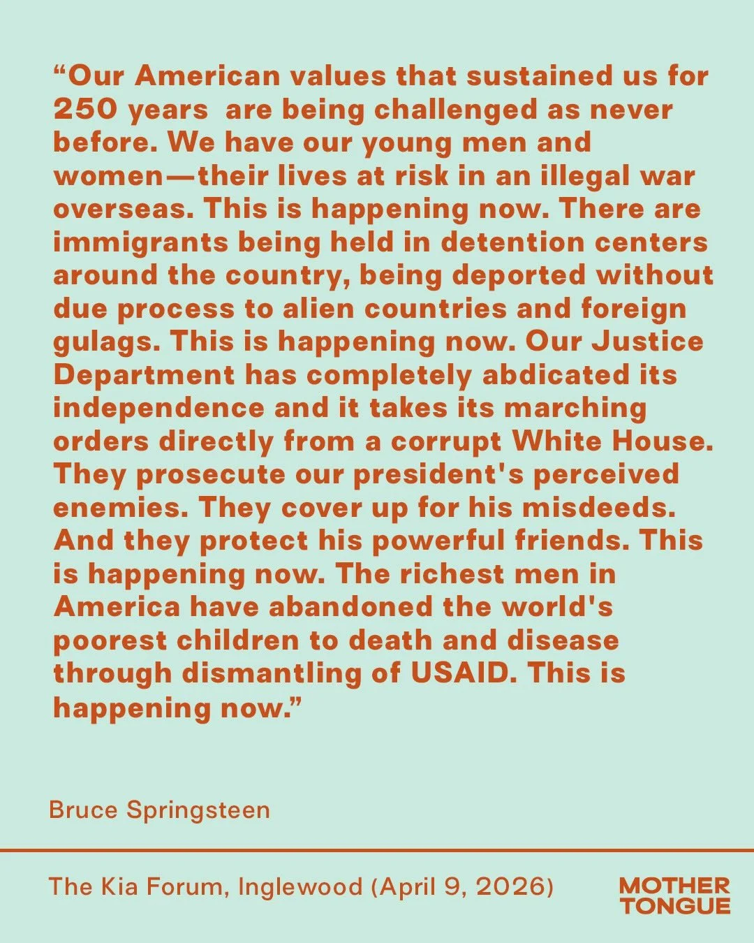 In Bruce we trust. #thisishappeningnow