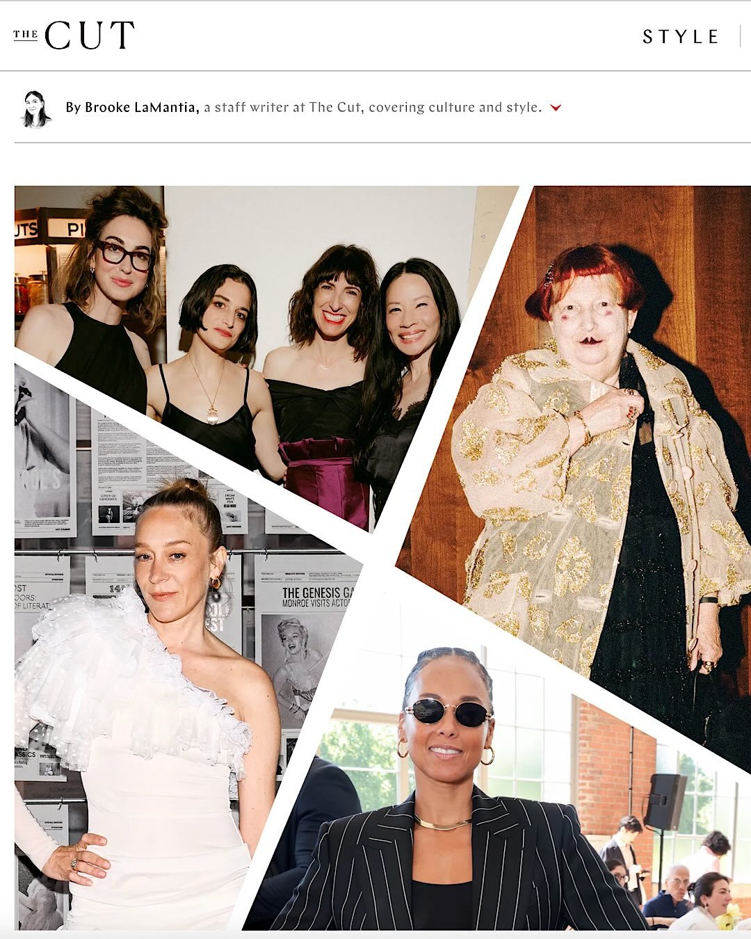 The likelihood of waking up in a @nymag photo montage featuring @aliciakeys, @babylynnieland and @chloessevigny (not to mention Issue 10 stars @lucyliu and @jennyslate) honestly seemed low until this am, but then again stranger things have happened (